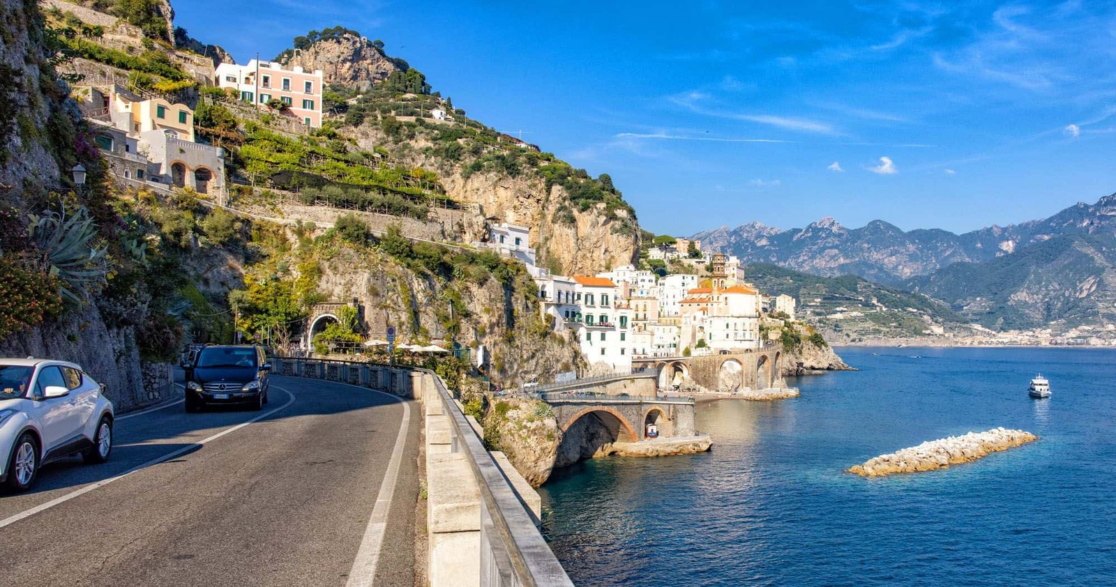 Amalfi Coast in November: The Best Off-Season Travel Guide 5 View on the coastline from the car