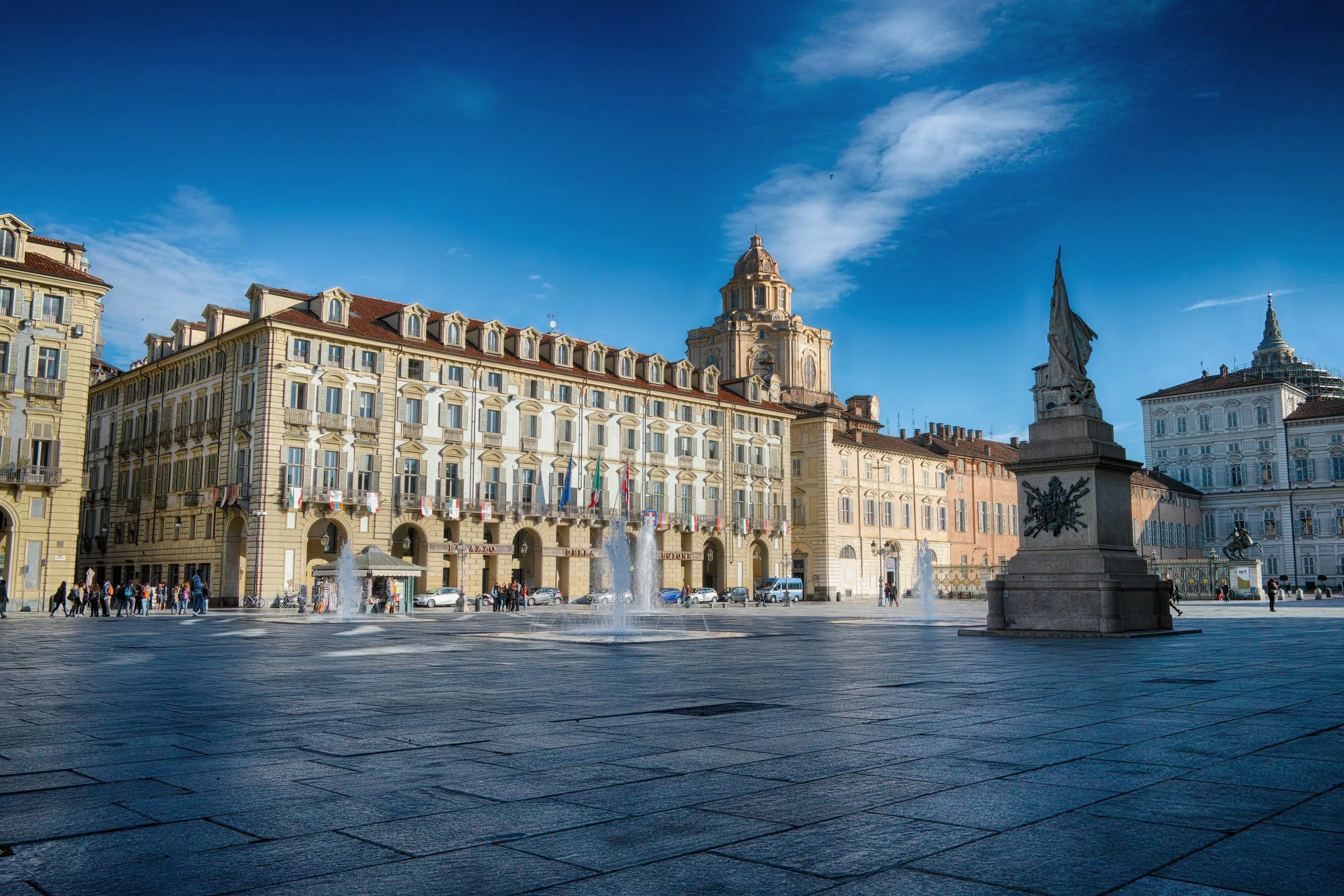 Palazzo della Regione a Torino in piazza Castello
