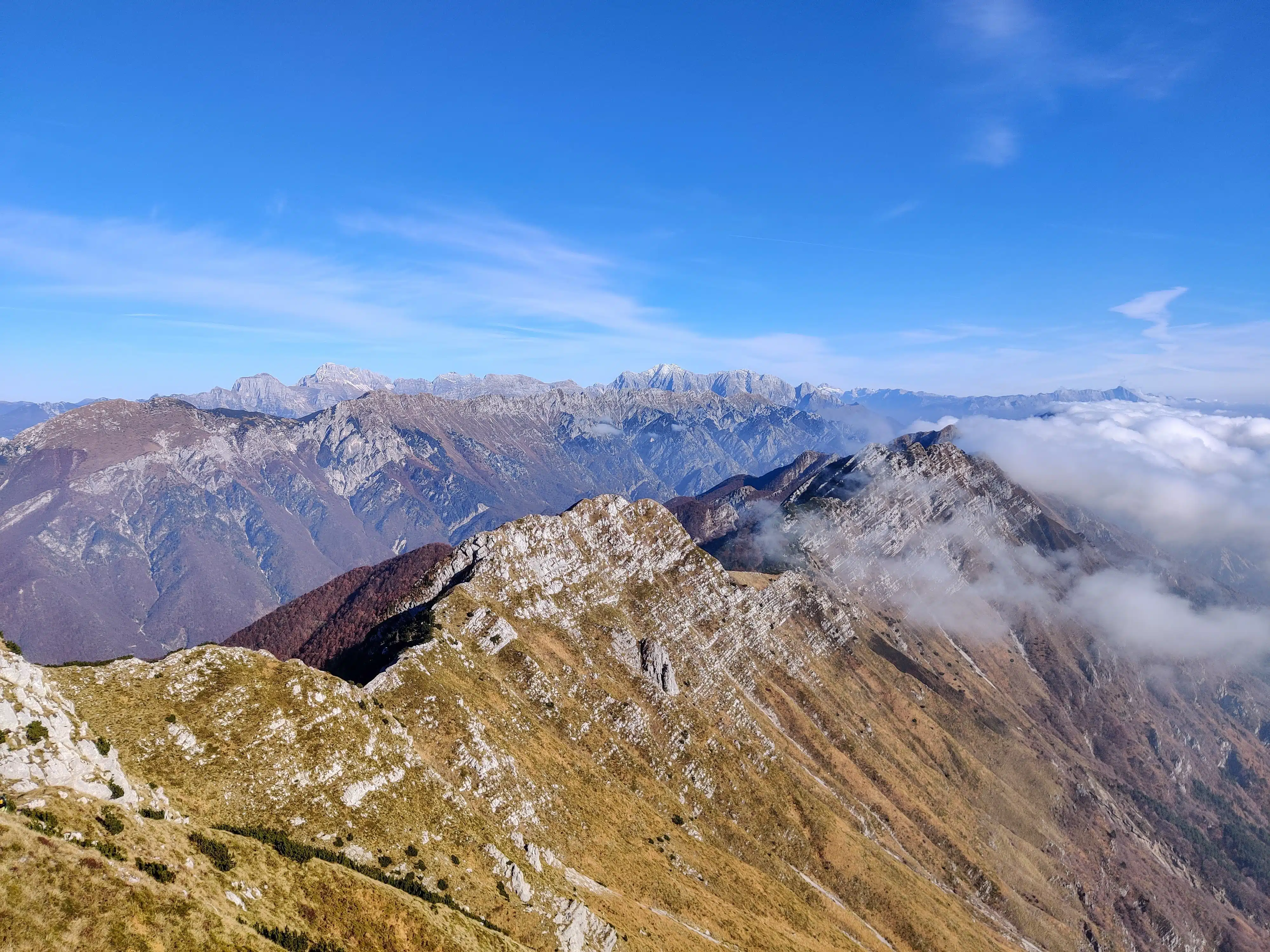 Monte Chiampon look-out, 1710 meters above the sea level.