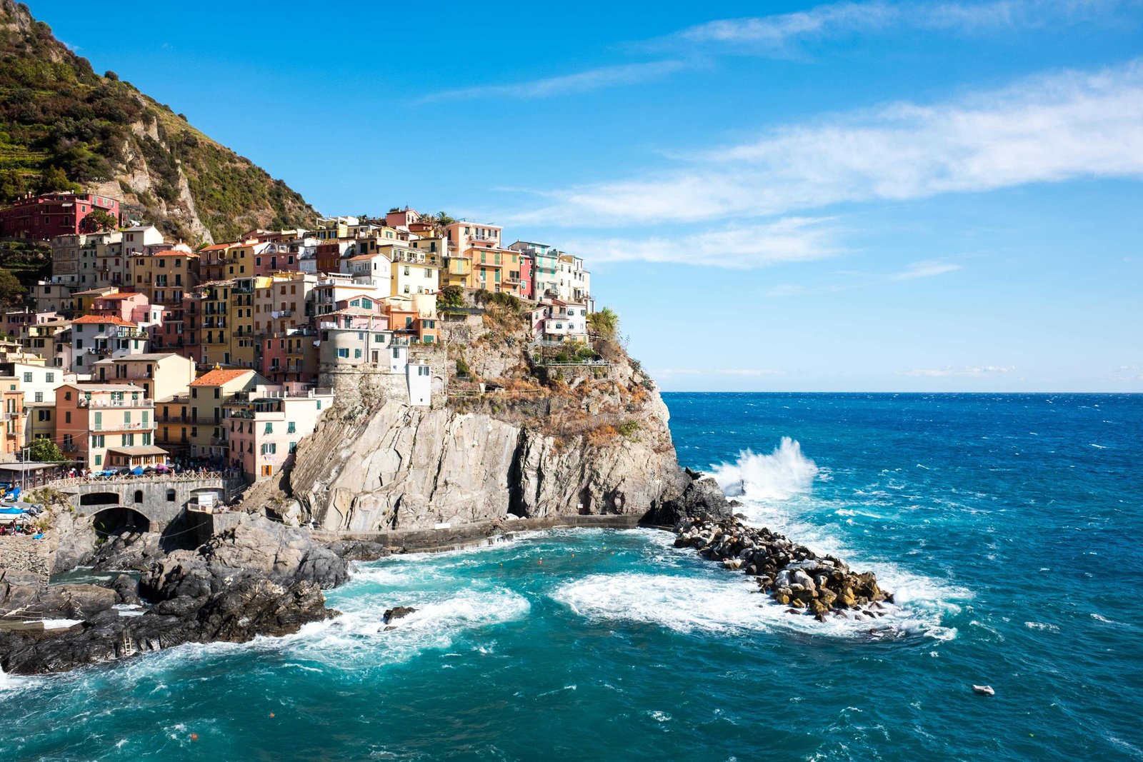 LIST: The 20 Regions and 107 Provinces Italy (2026) 29 A picture of the famous viewpoint in front of โManarolaโ hamlet on the south Liguria Coast called 5 Terre (5 Lands)