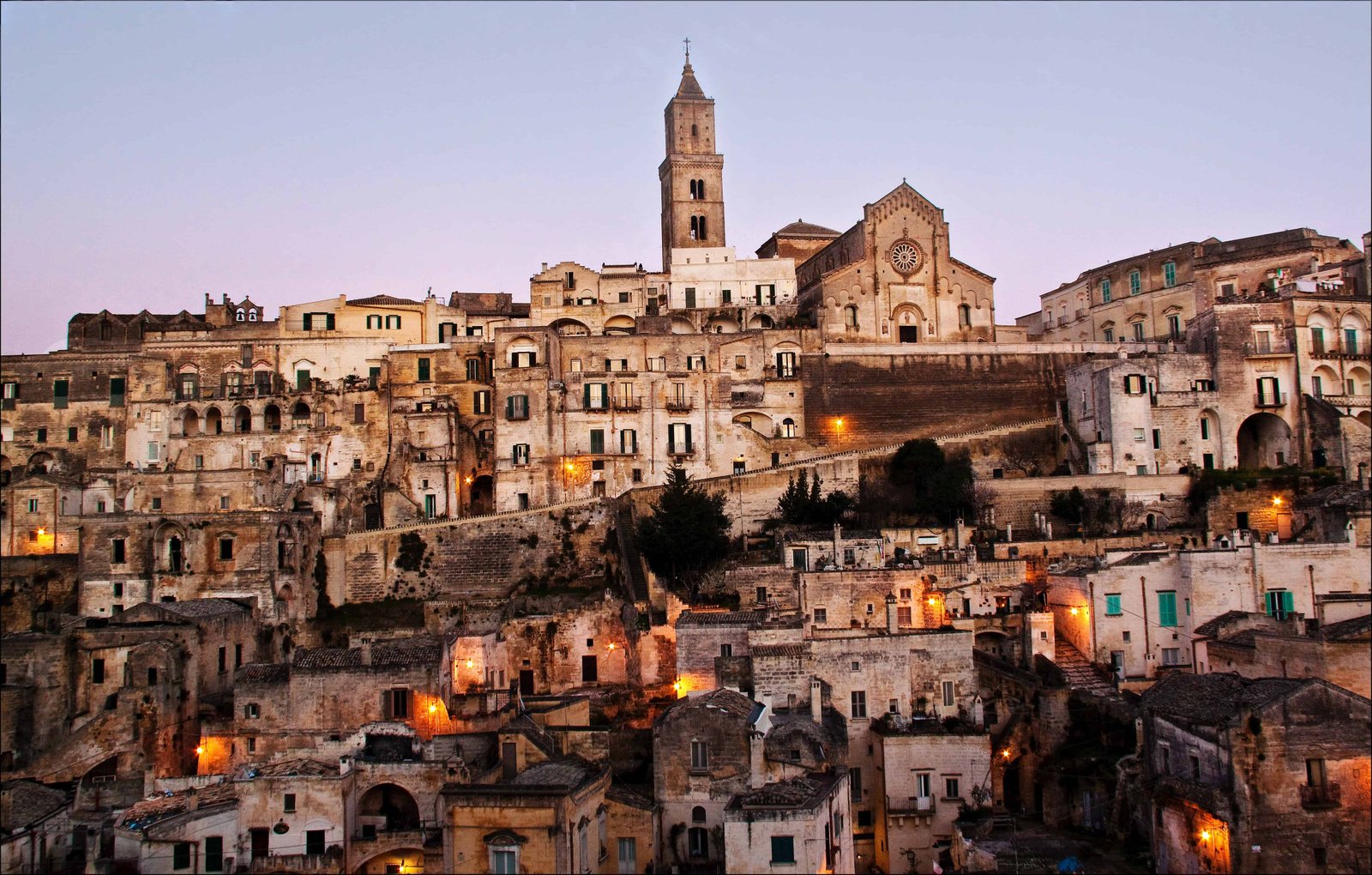 LIST: The 20 Regions and 107 Provinces Italy (2026) 12 City of Matera, Basilicata, Italy at dusk