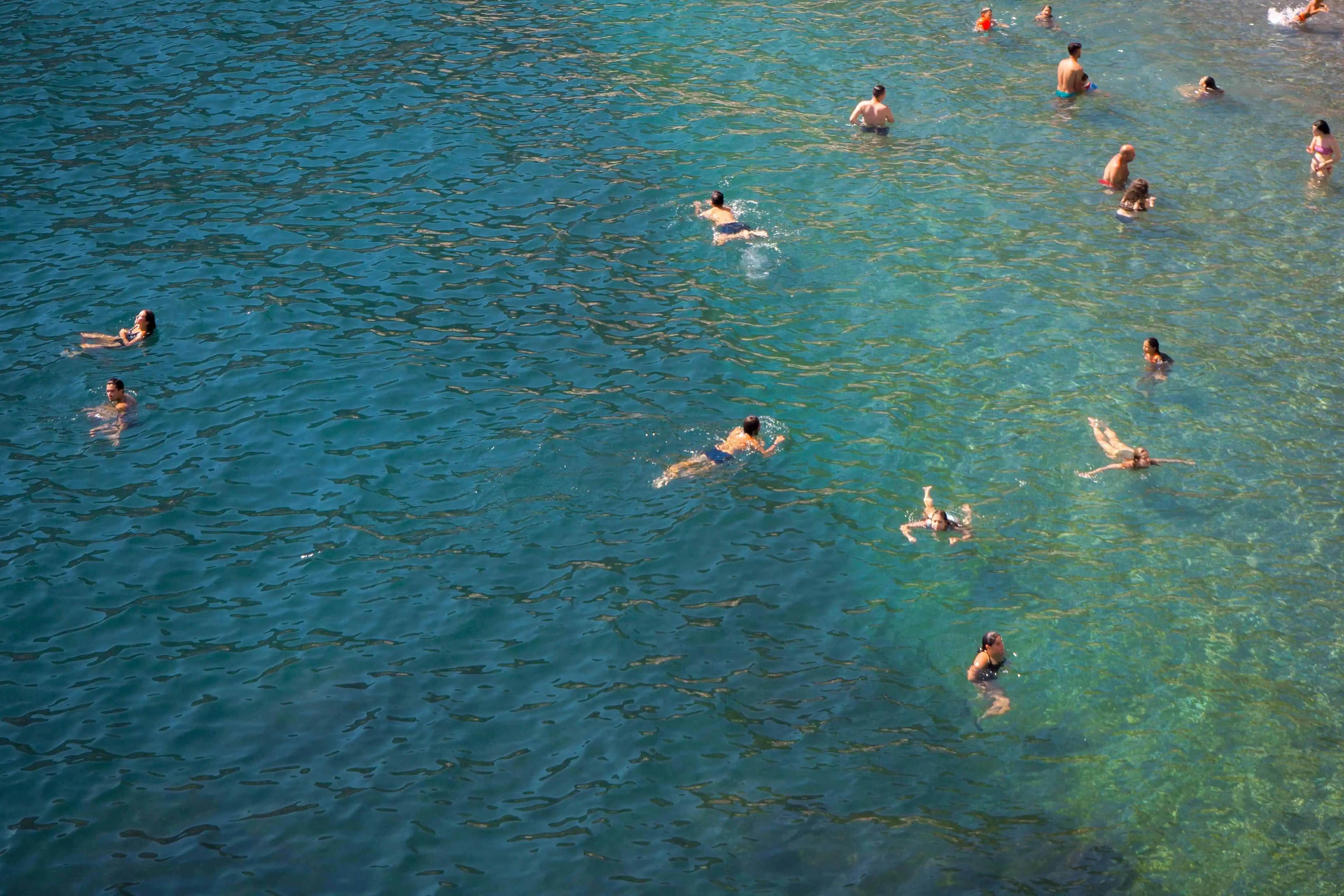 Swimming in Sorrento
