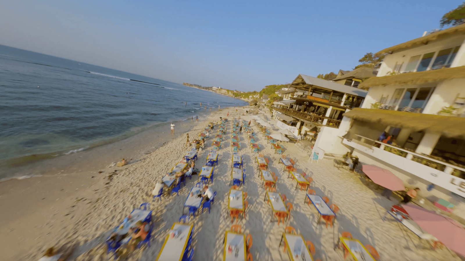 Bingin Beach: Everything YOU need to know (in 2026) 4 Bingin beach is aerial view with sunbeds