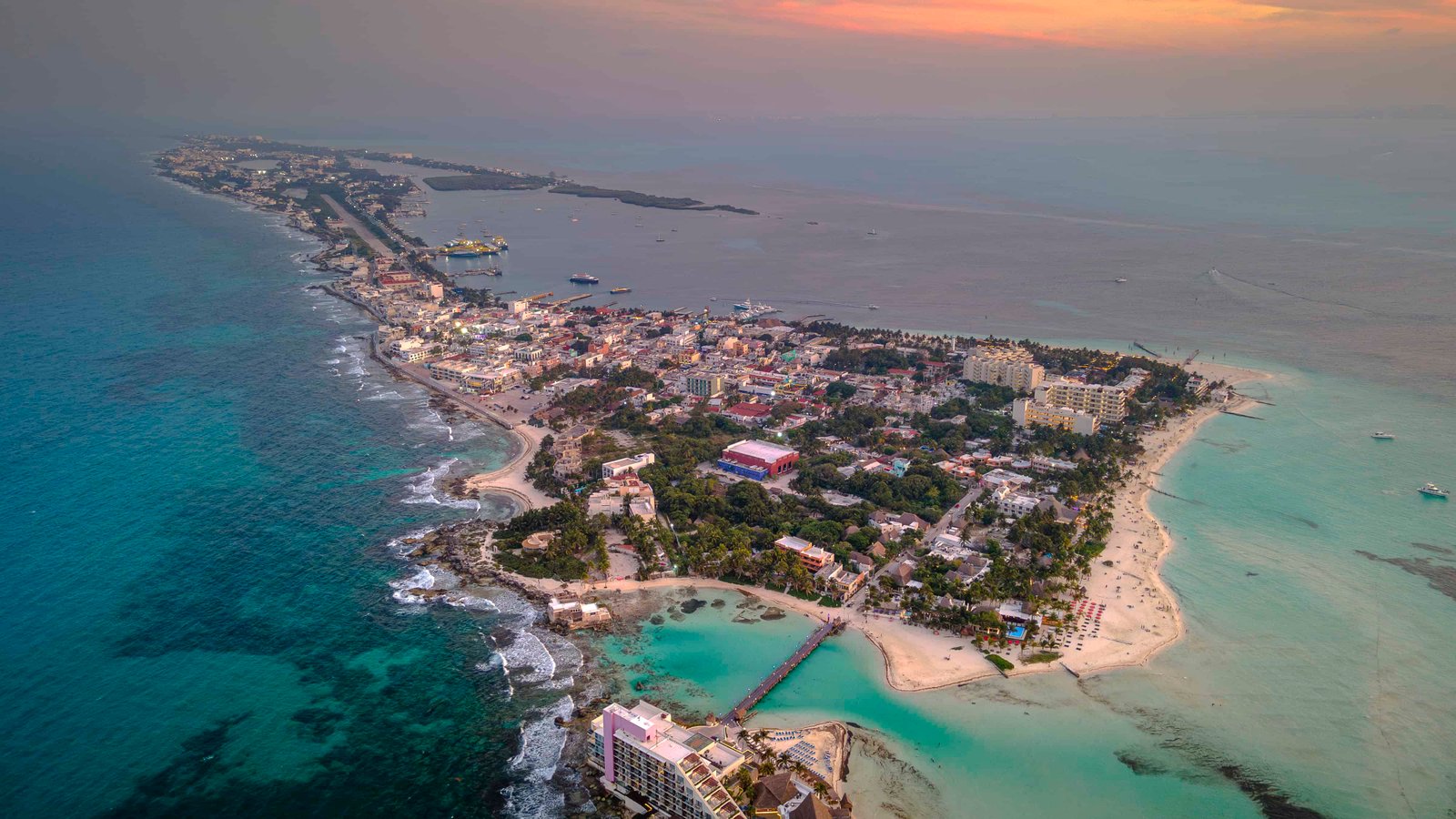 Isla Mujeres in 2026 (Travel Guide) 6 Isla Mujeres island in Mexico aerial shot