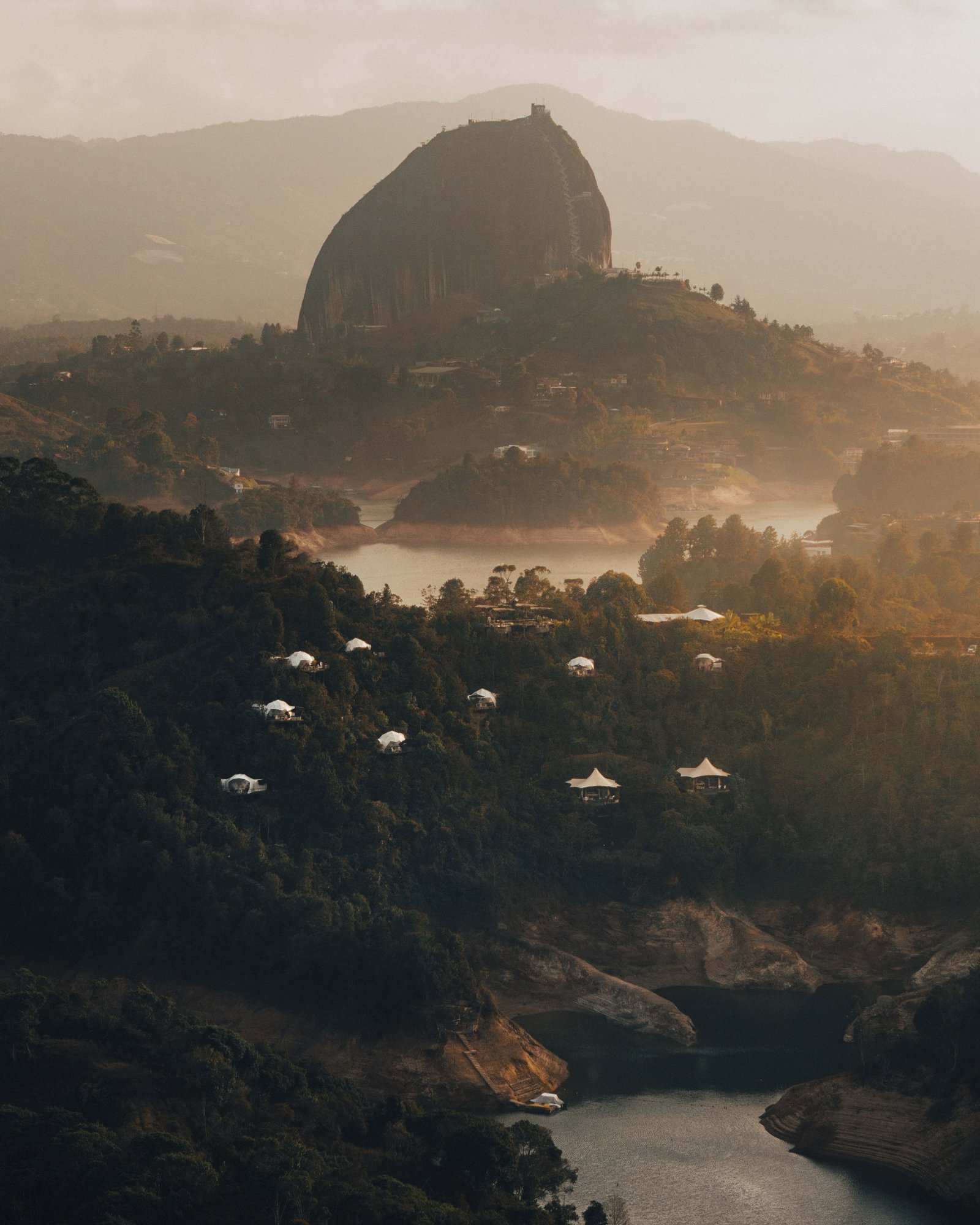 Guatape: The Truth About Visiting In 2026! 9 Amazing view over La piedra del Penol and The Bosko luxurious hotel