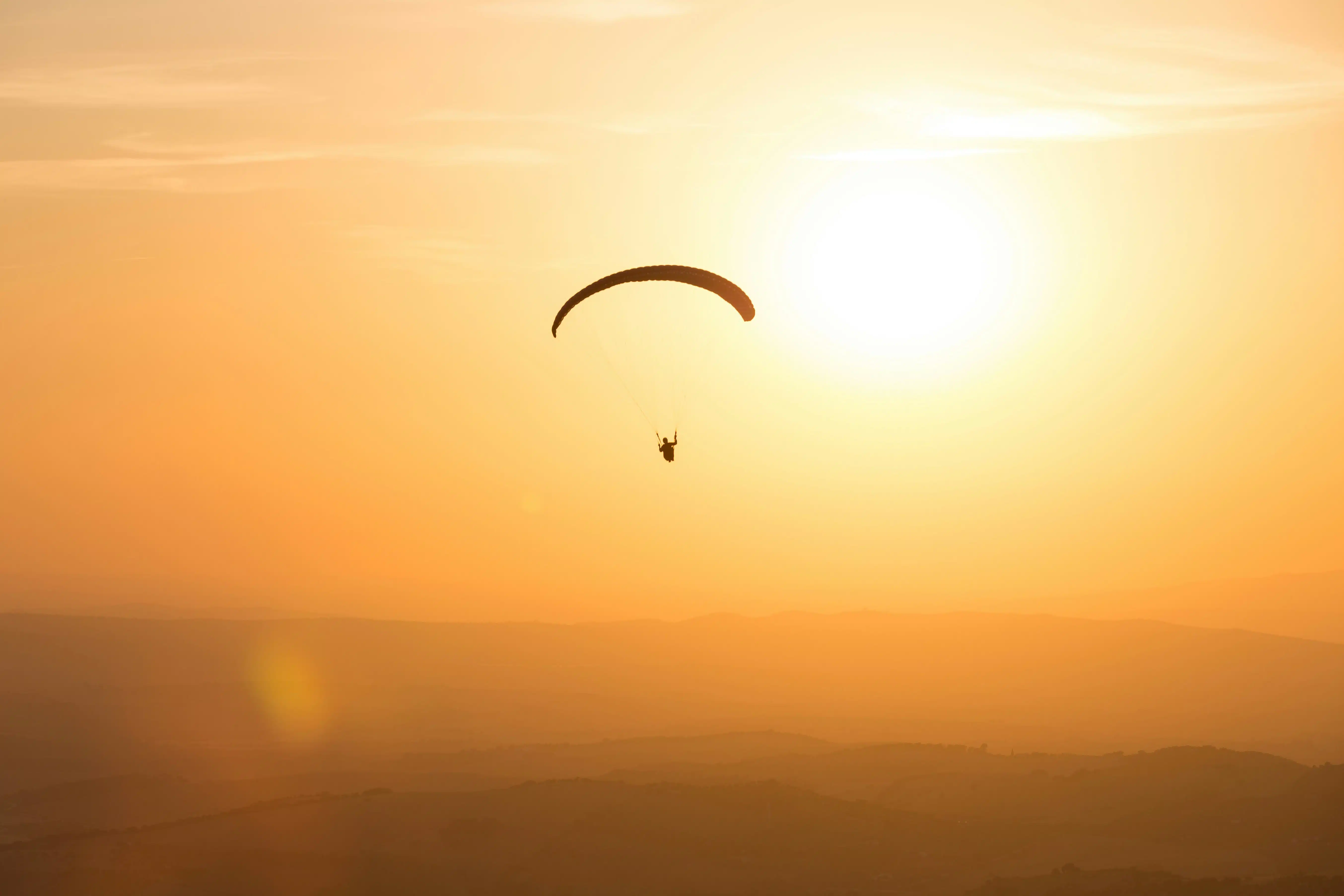 Paragliding at Nyang Nyang beach