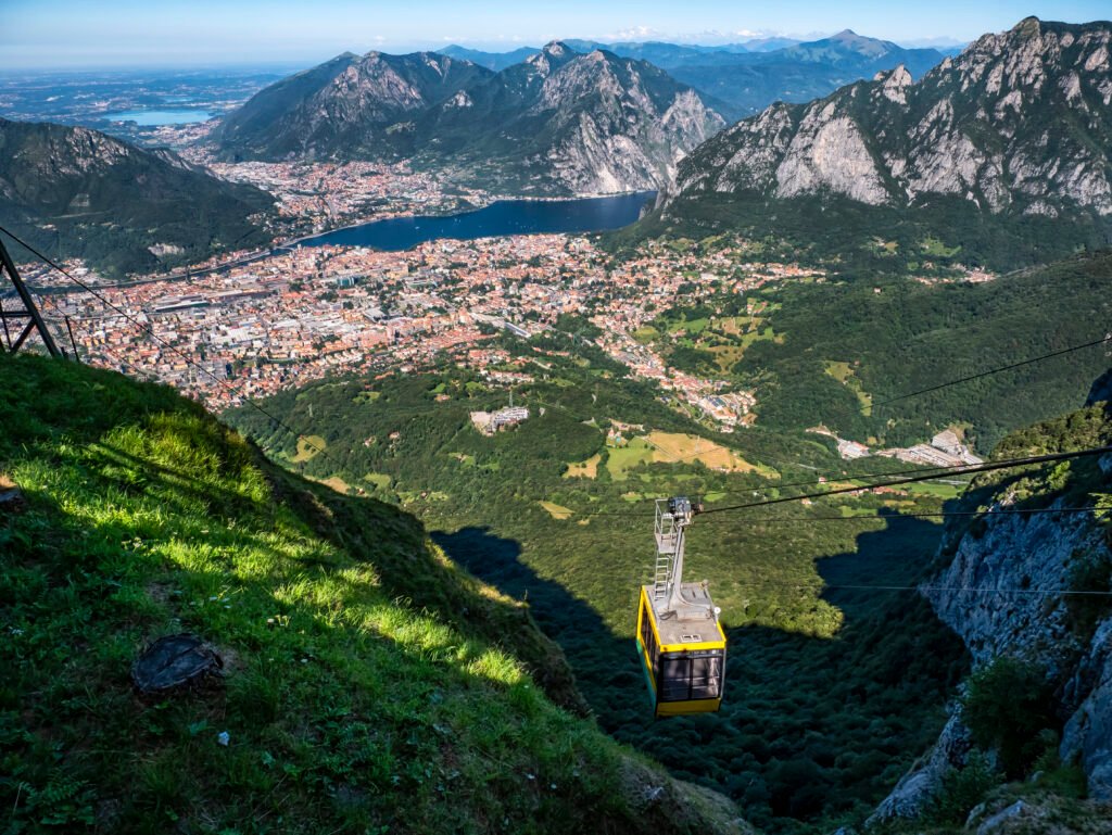 Map of Lake Como (Best Towns, Hotels & How to Plan Your Trip) 26 Cable car in Lecco