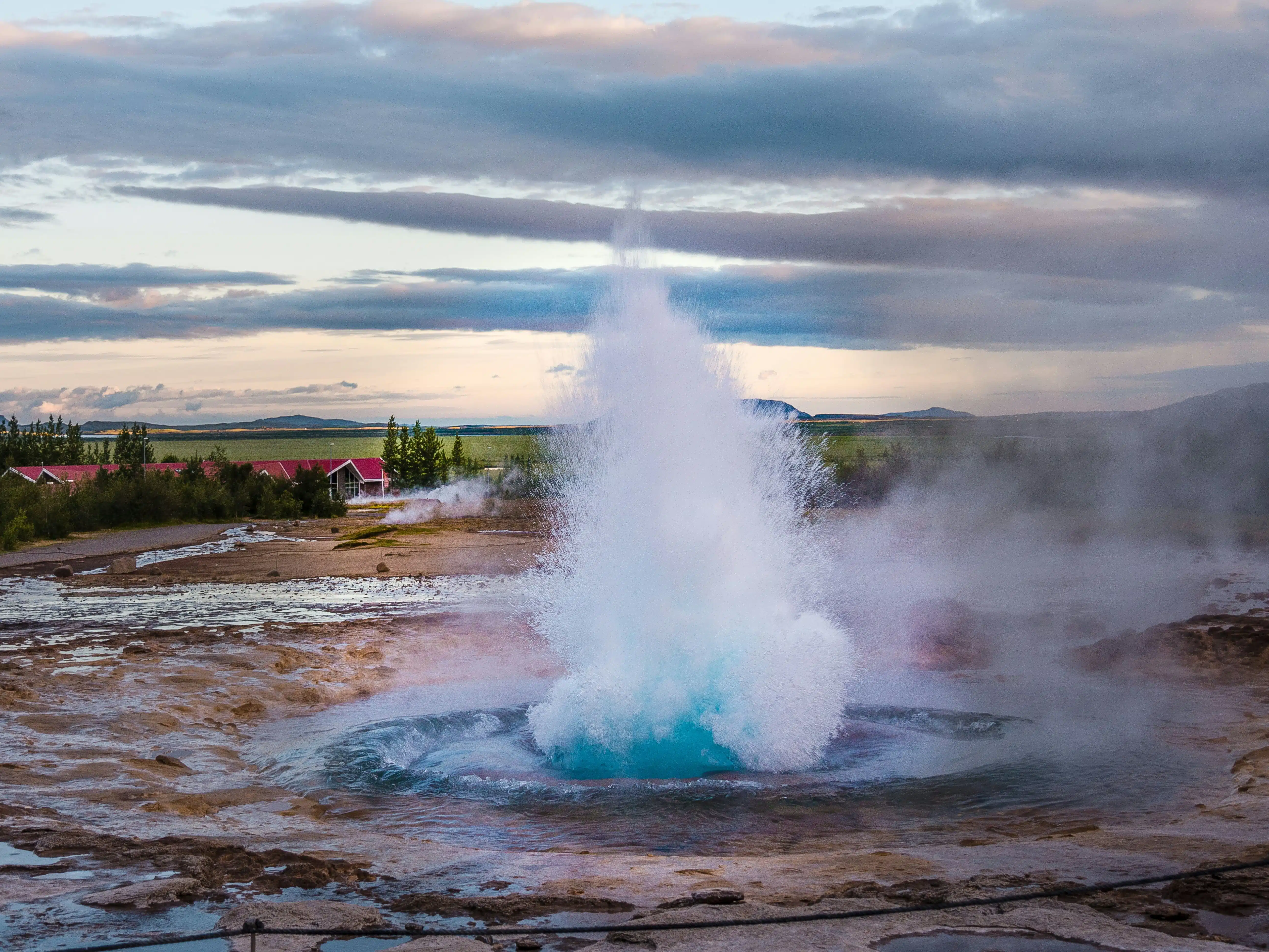 Strokkur Geysir as part of the Golden Circle Iceland