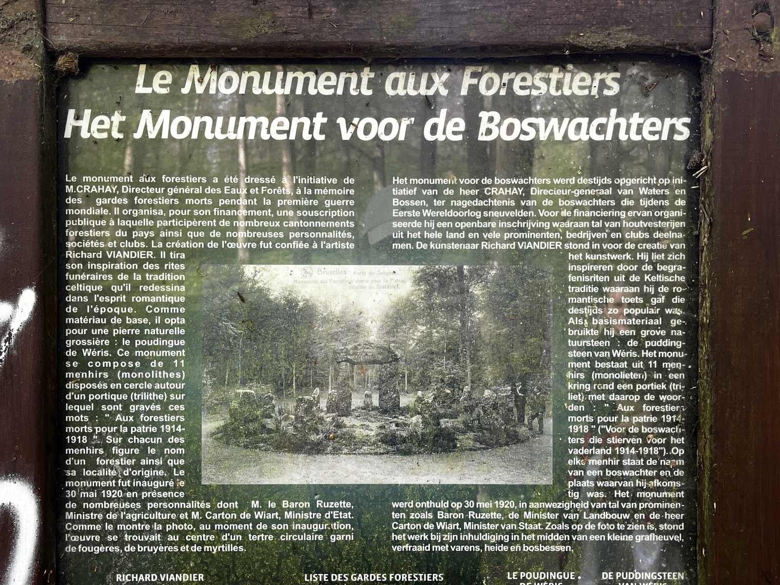 Brussels's Sonian Forest: Worth a Visit in 2026? (REVIEW) 8 Monument for the forest rangers