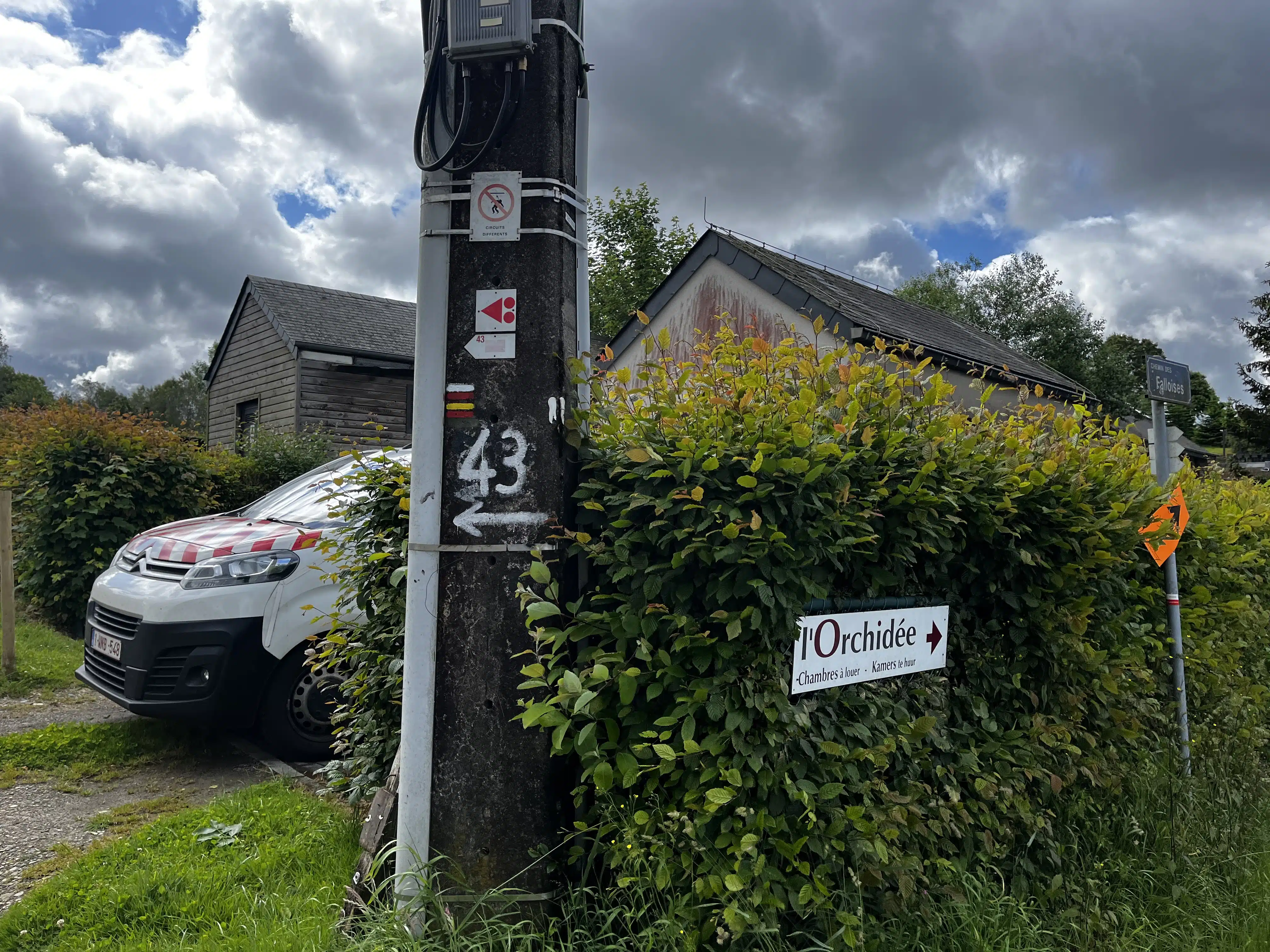 Signs for the Balades des Echelles