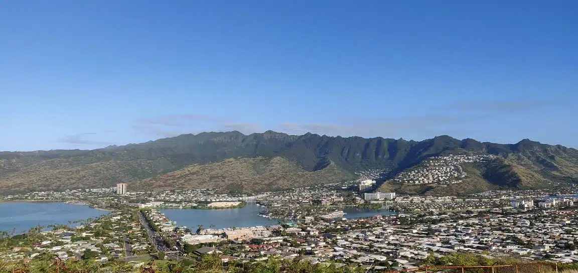 Hanuama Bay and city