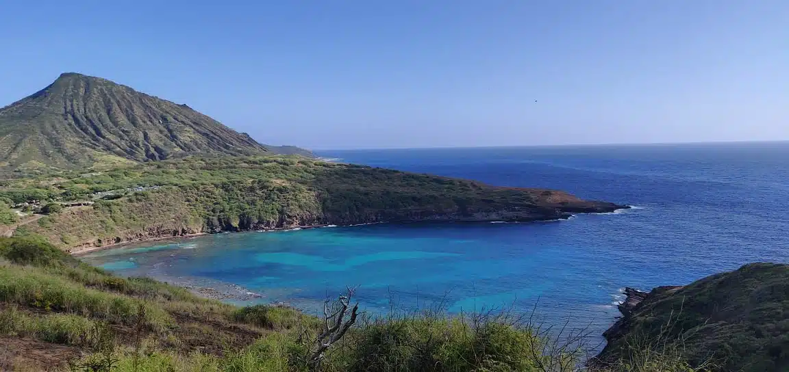 Panoramic view Hanauma Bay