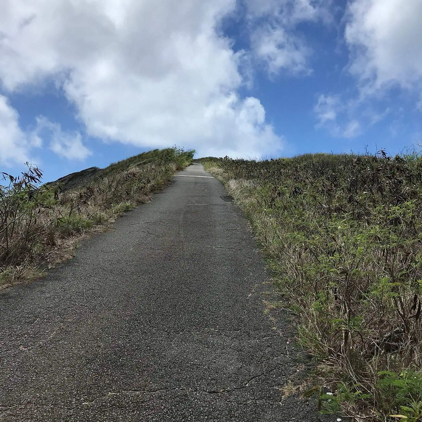 Start of the Hanauma Bay Lookout Point