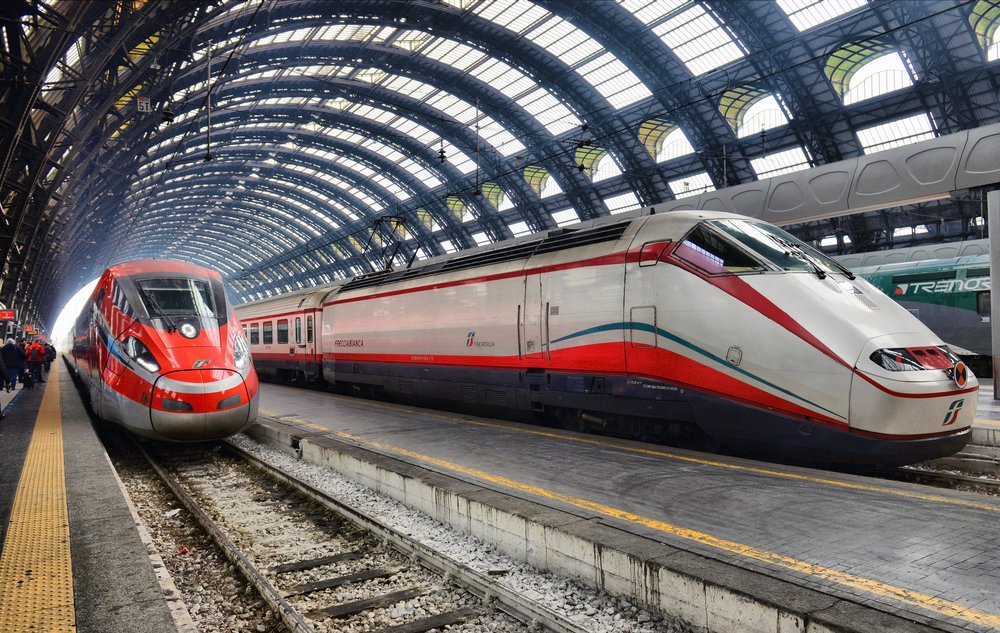 Venice to Lake Como: Go by Train, Bus or Car in 2026? 2 Trenitalia train in Milan station
