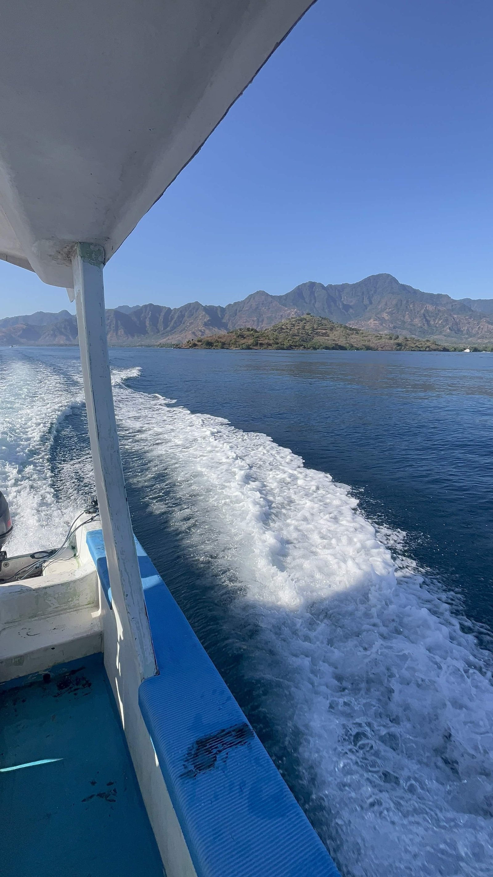 Menjangan Island: WHY BEST Secret Dive Site in Bali? 5 View from the boat to Bali Mainland