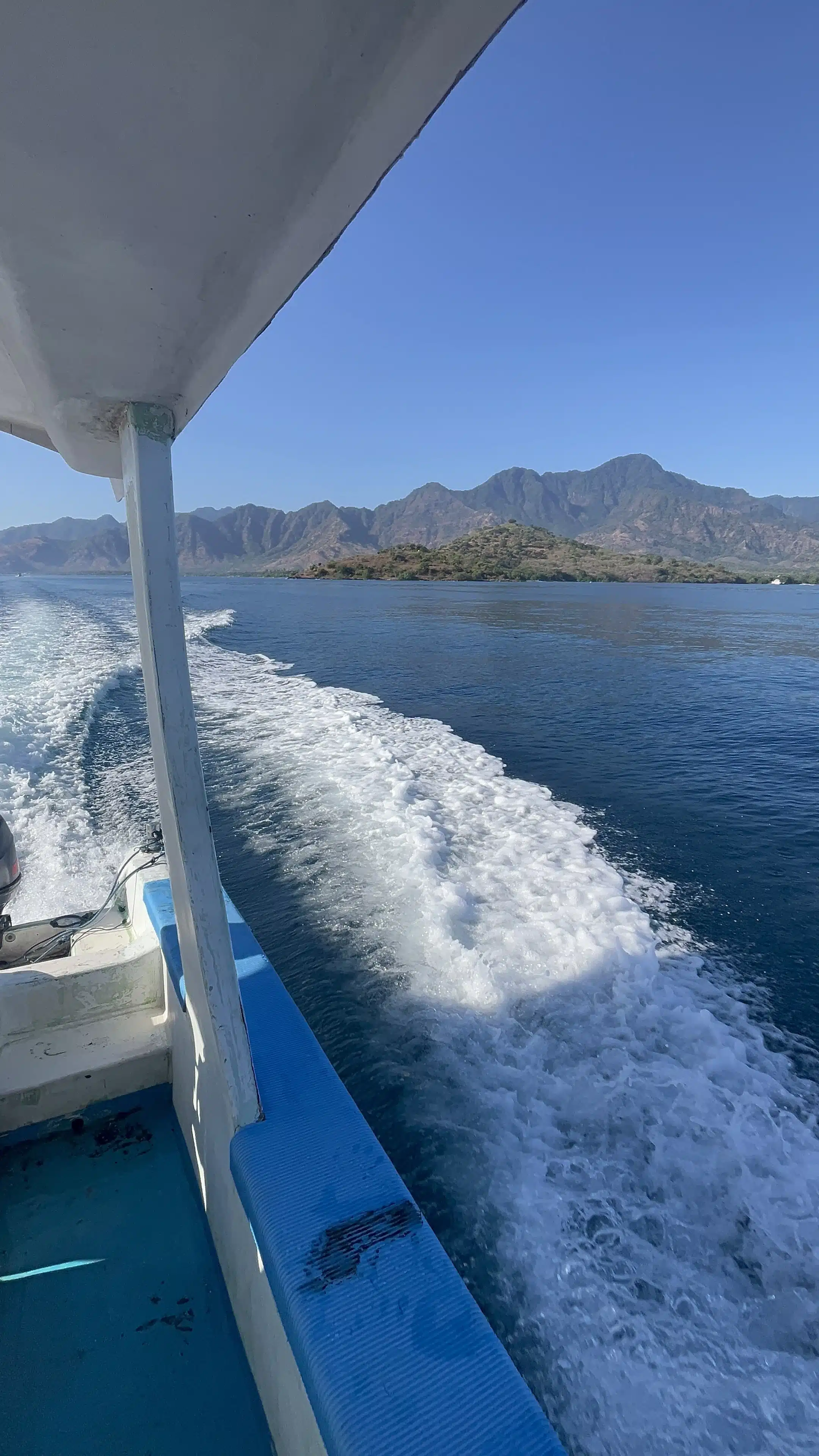 View from the boat to Bali Mainland