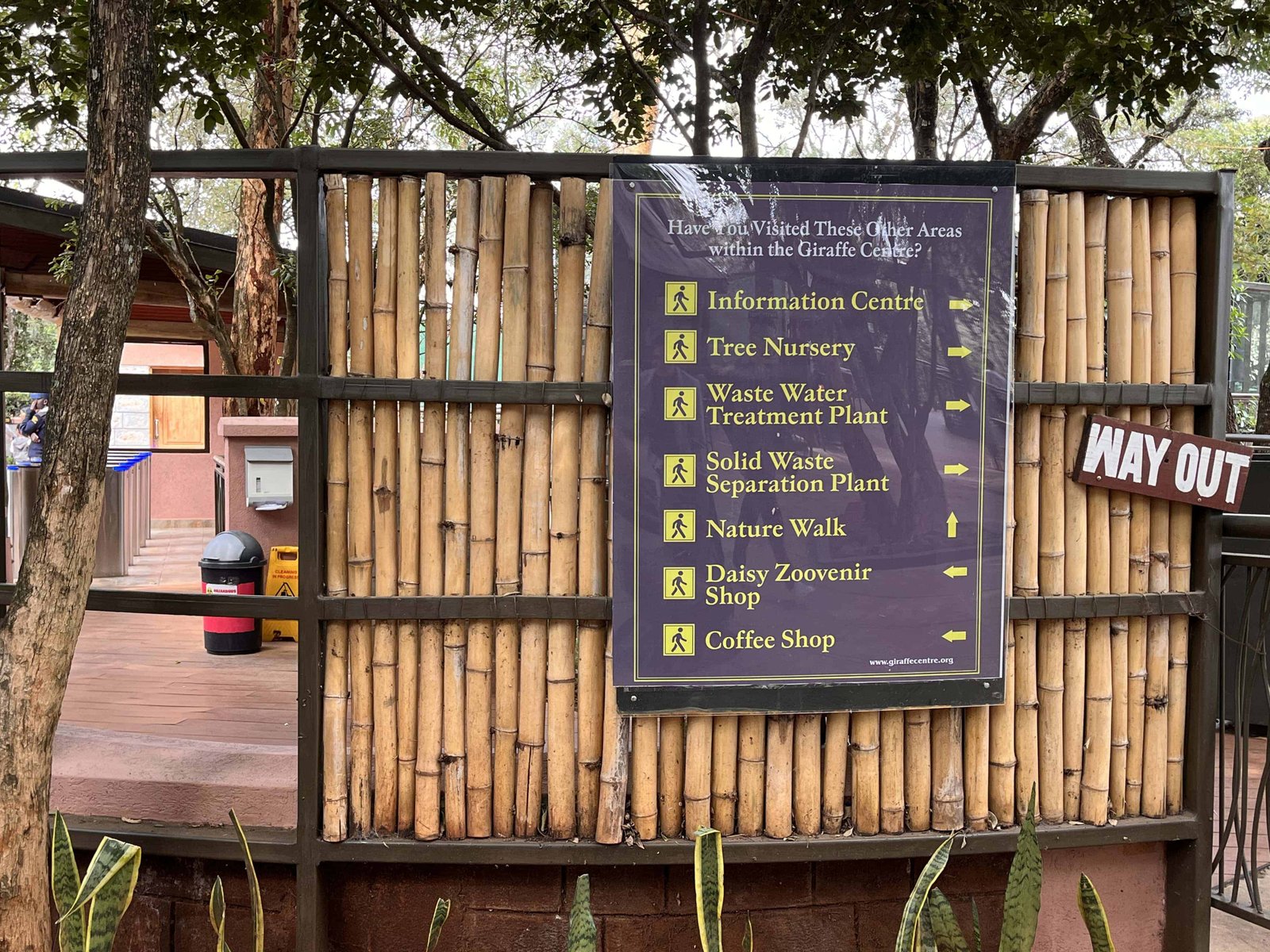 Visiting Giraffe Park Nairobi, Tickets, Tips, and Honest Review 4 Signboard at the entrance of the Giraffe Park Nairobi
