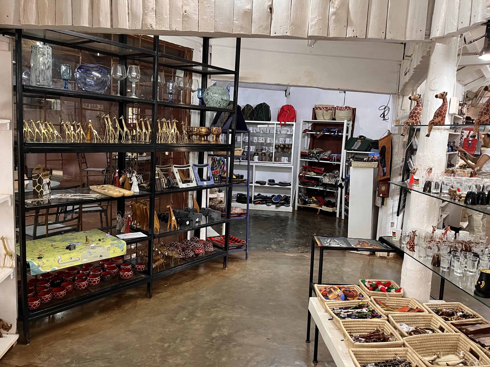 Visiting Giraffe Park Nairobi, Tickets, Tips, and Honest Review 5 Visitor Shop at the Giraffe Park Nairboi