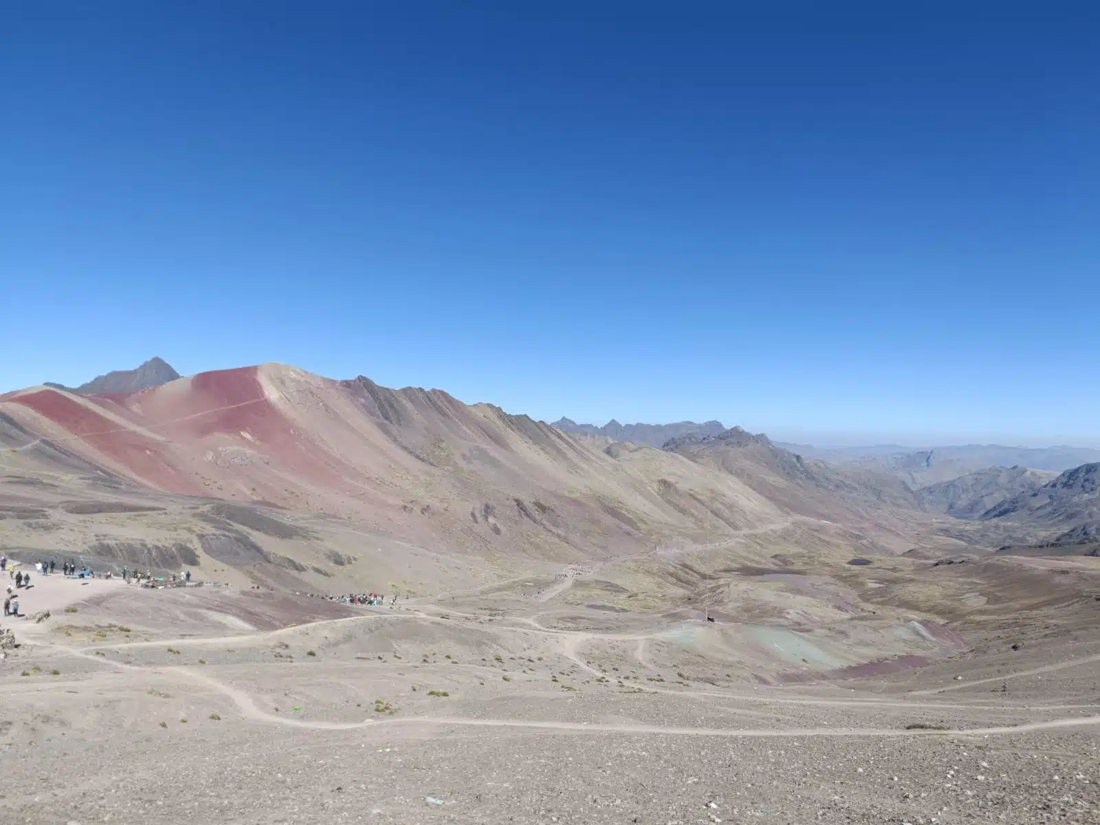 Red Valley, no clouds, only sun, yet cold temperature due to altitude.