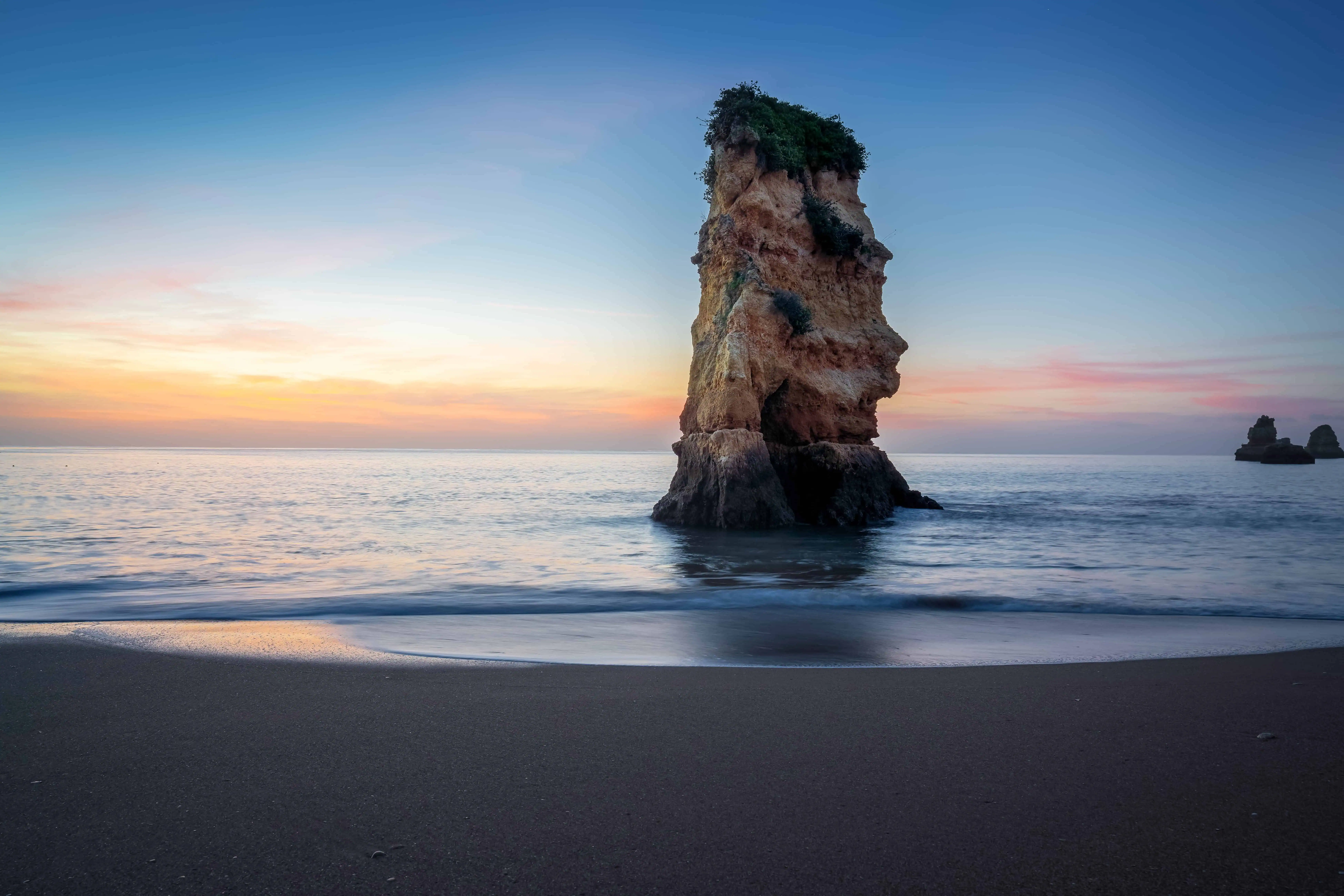 Sunrise at Praia Dona Ana Beach - Lagos, Algarve, Portugal
