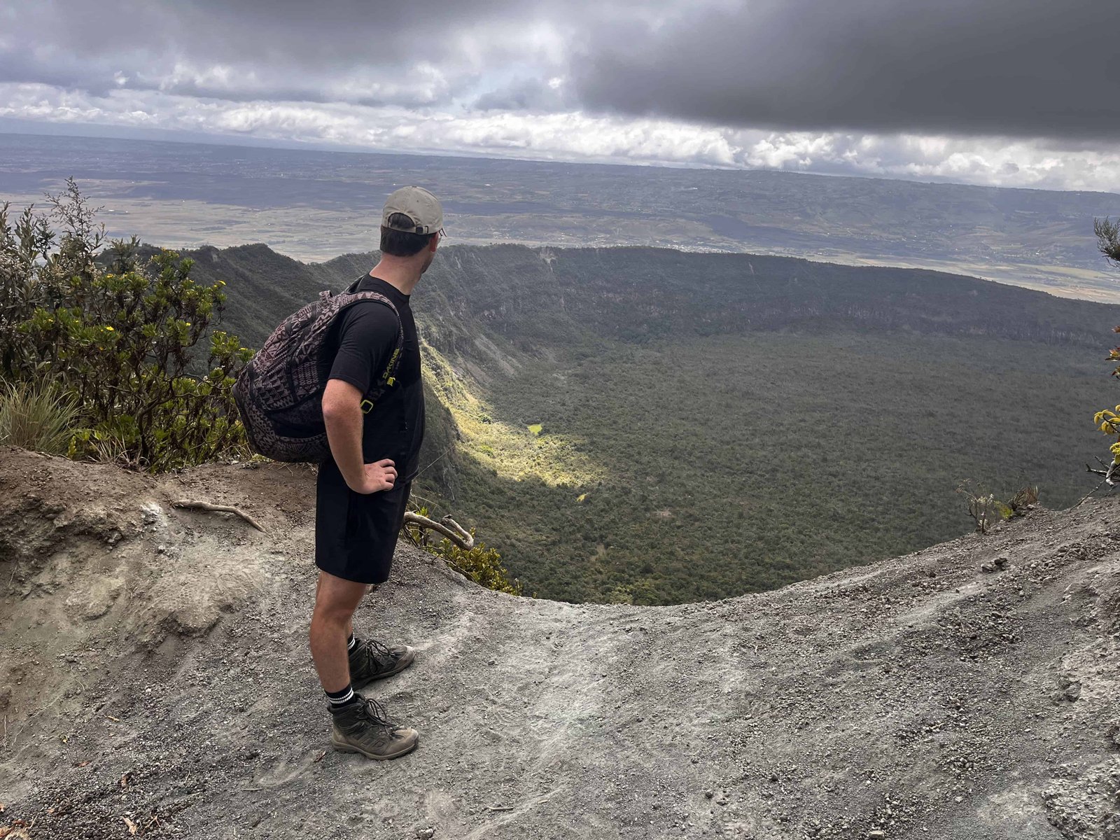 How to Hike Mount Longonot Kenya (Distance, Difficulty & Day Trip from Nairobi) 9 View that you have when you get to the crater rim.