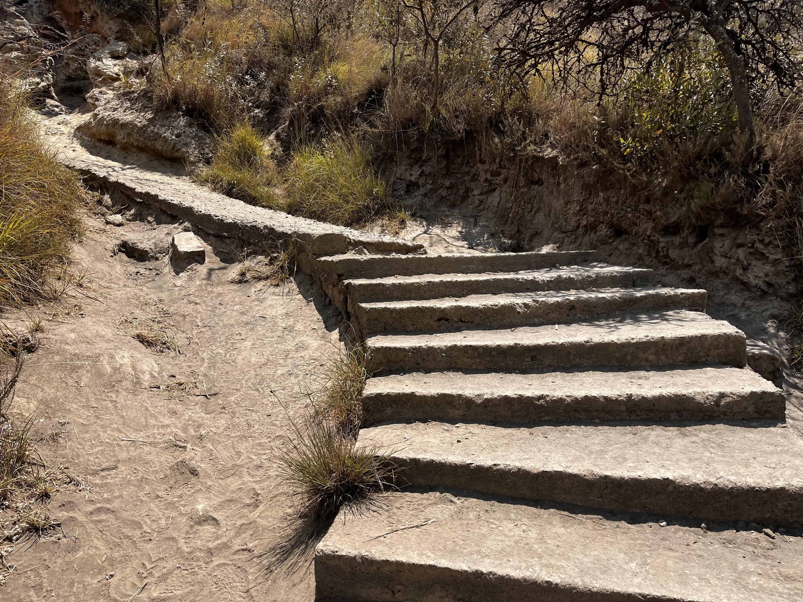 How to Hike Mount Longonot Kenya (Distance, Difficulty & Day Trip from Nairobi) 8 There are some steps at random points to help you give more grip.