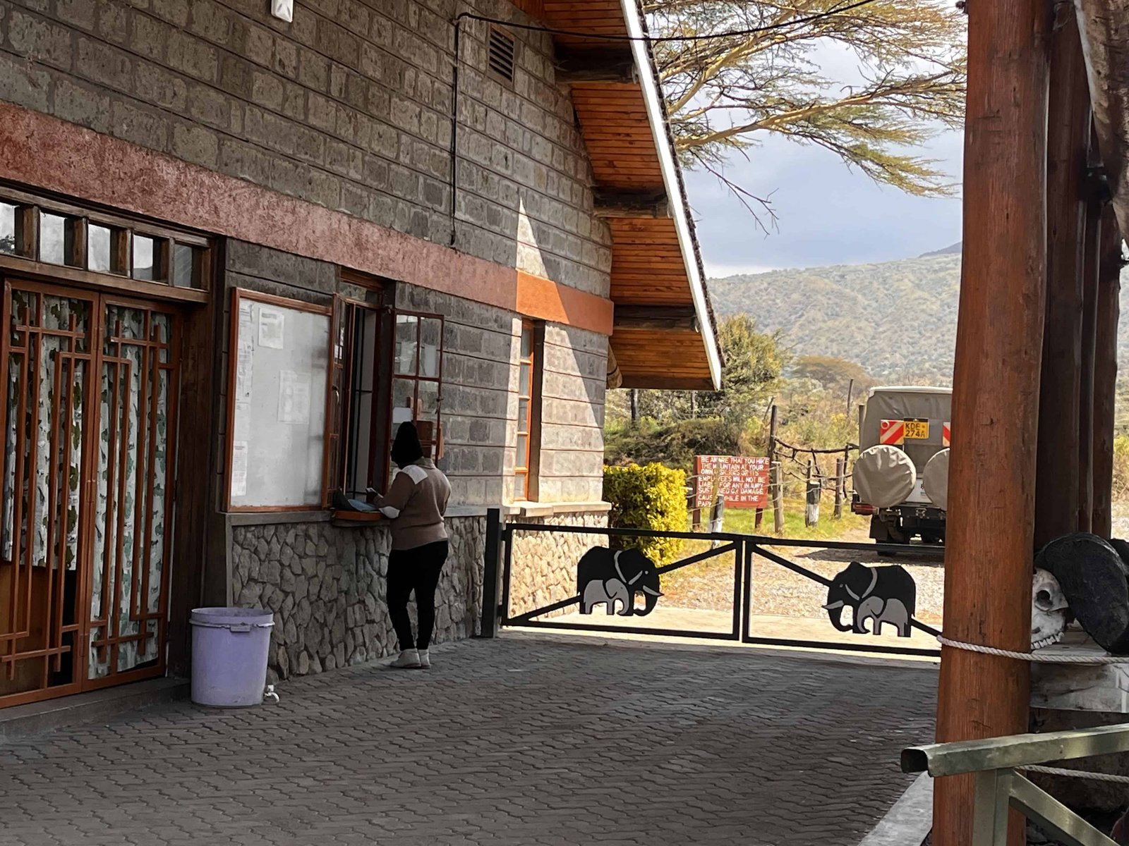 How to Hike Mount Longonot Kenya (Distance, Difficulty & Day Trip from Nairobi) 11 Here you'll have to pay your entrance fee.