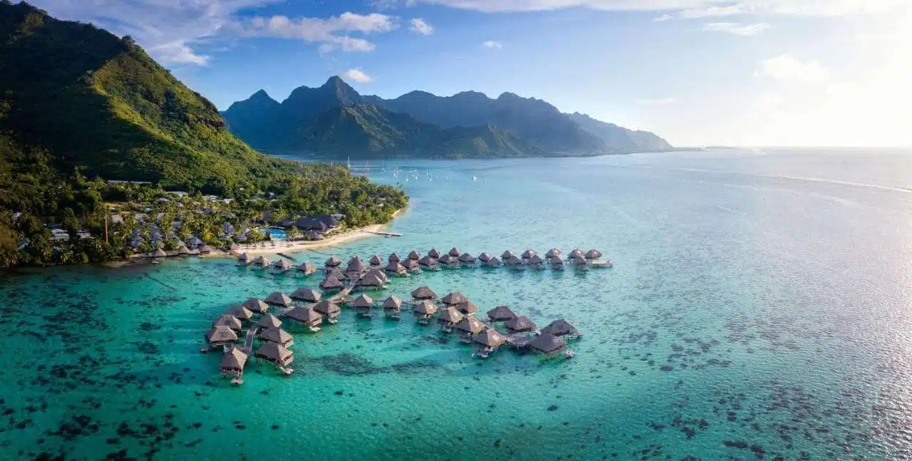 Moorea overwater bungalows