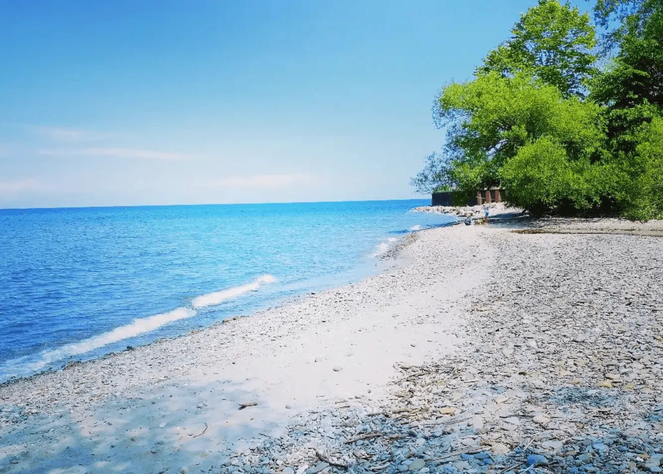 Beach at geneva state park