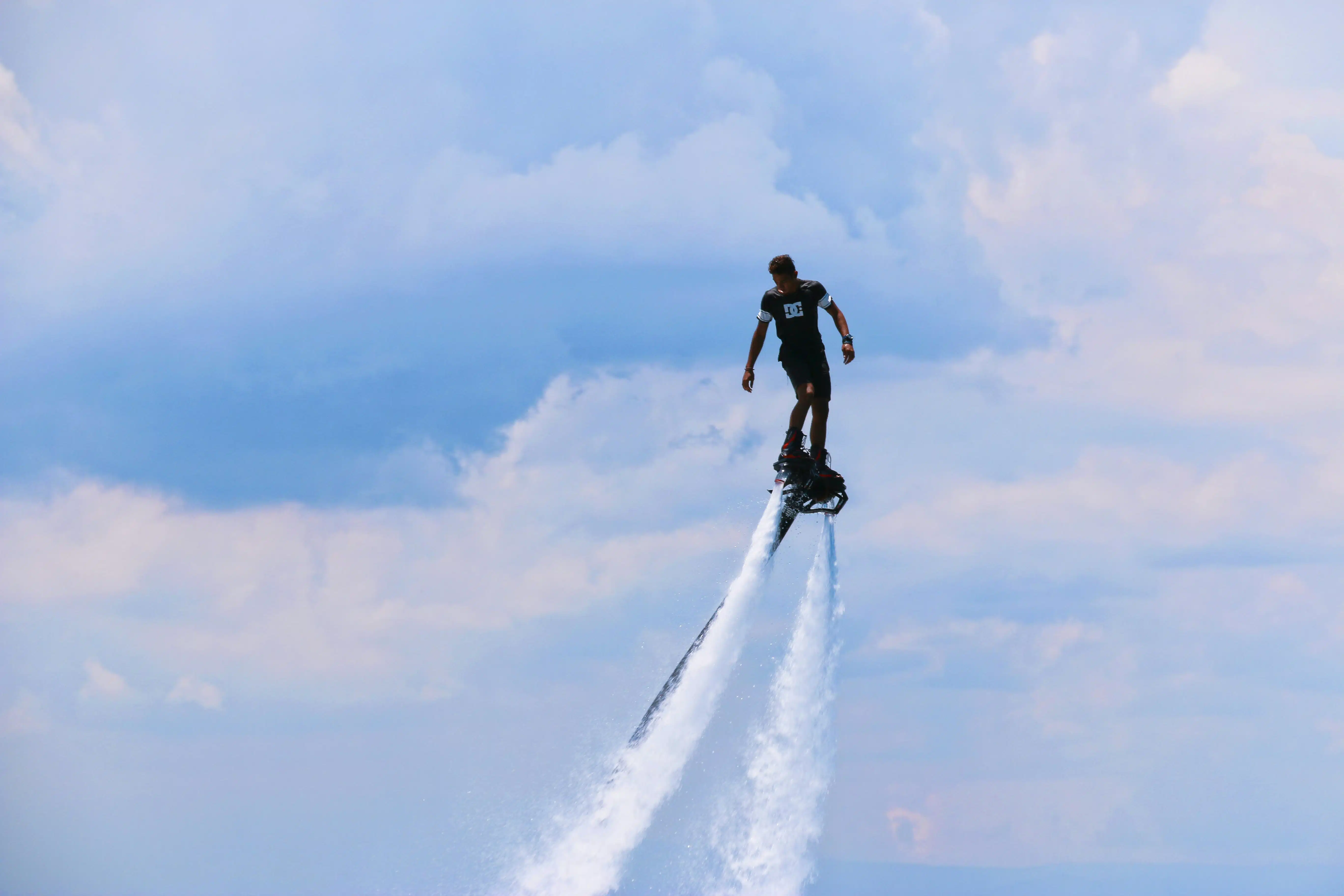 Flyboard as one of the best excursions in bora bora