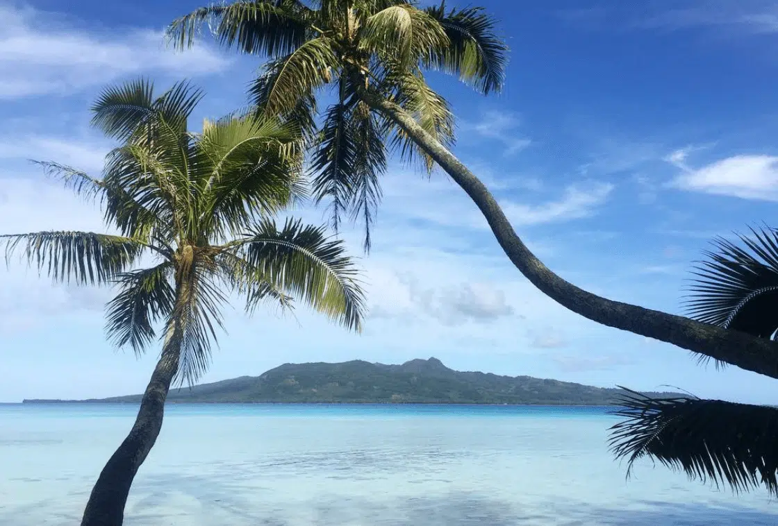 Tubuai island seems like paradise