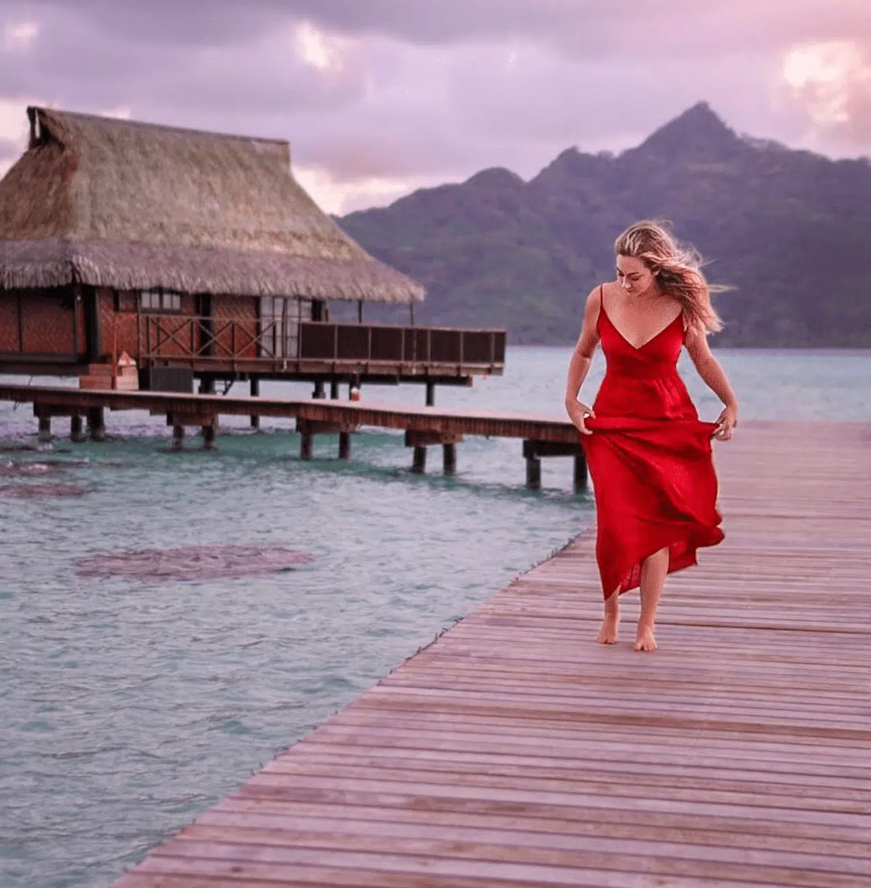 Vahine private island.