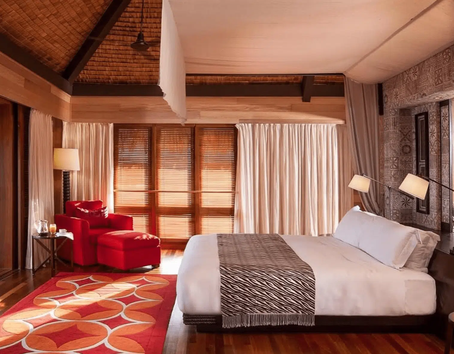 Room of the overwater bungalow