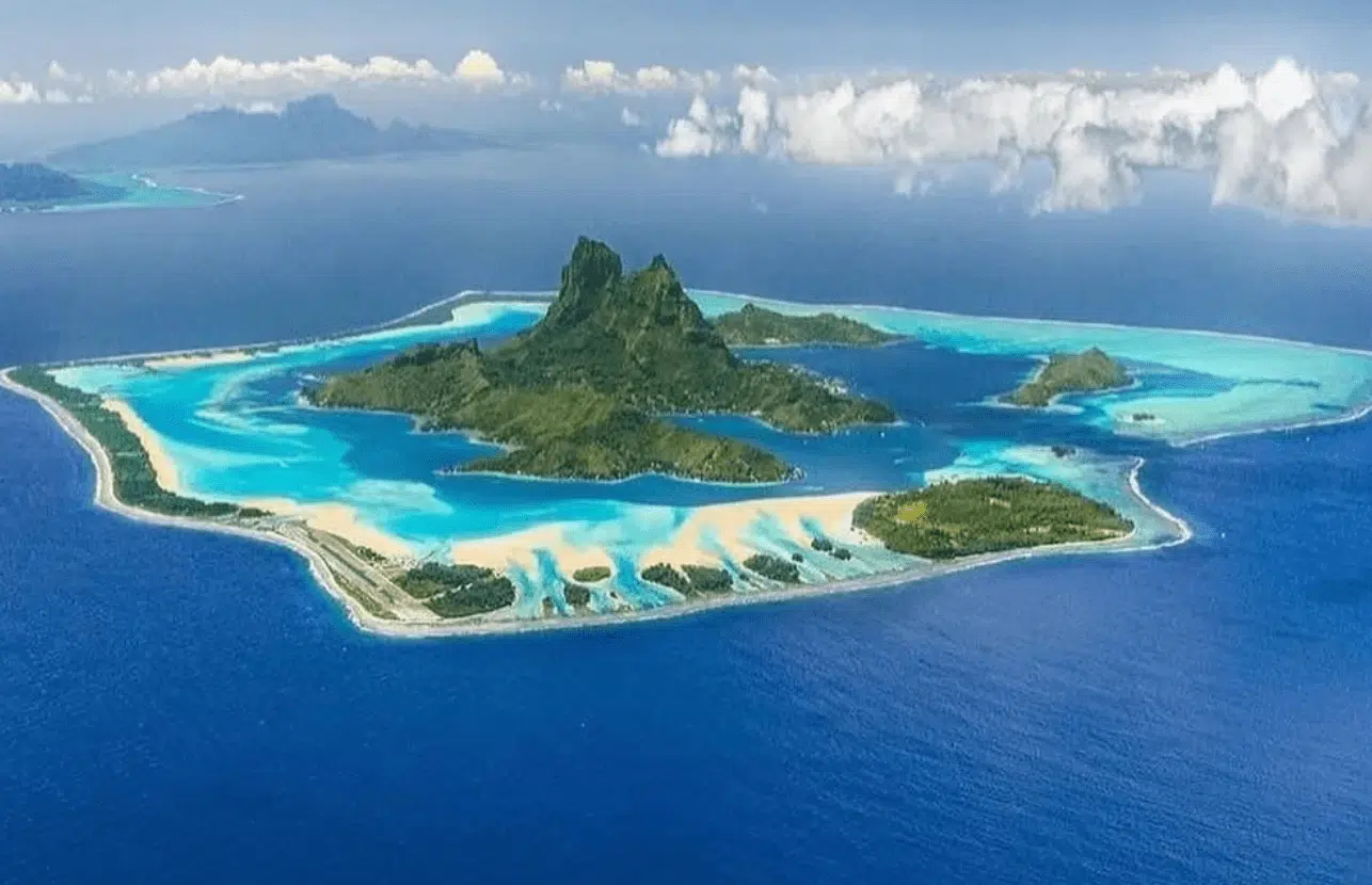 Bora Bora island.