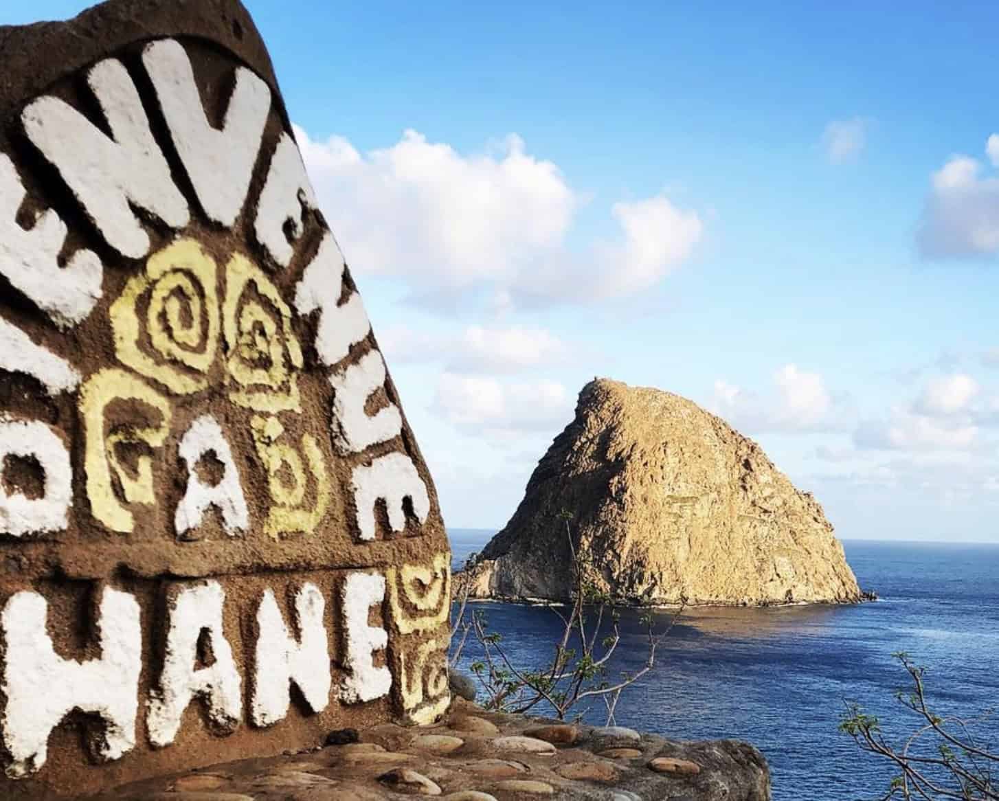 Discover Ua Huka: The Volcanic Island (with itinerary)! 13 Welcome sign of the island.