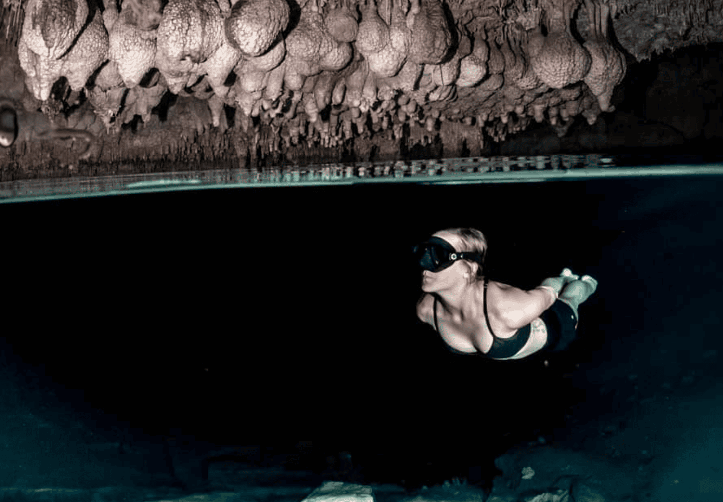 Makatea Island: The Complete Travel Guide (With Map)! 10 Snorkeling in one of the underground caves in Makatea.