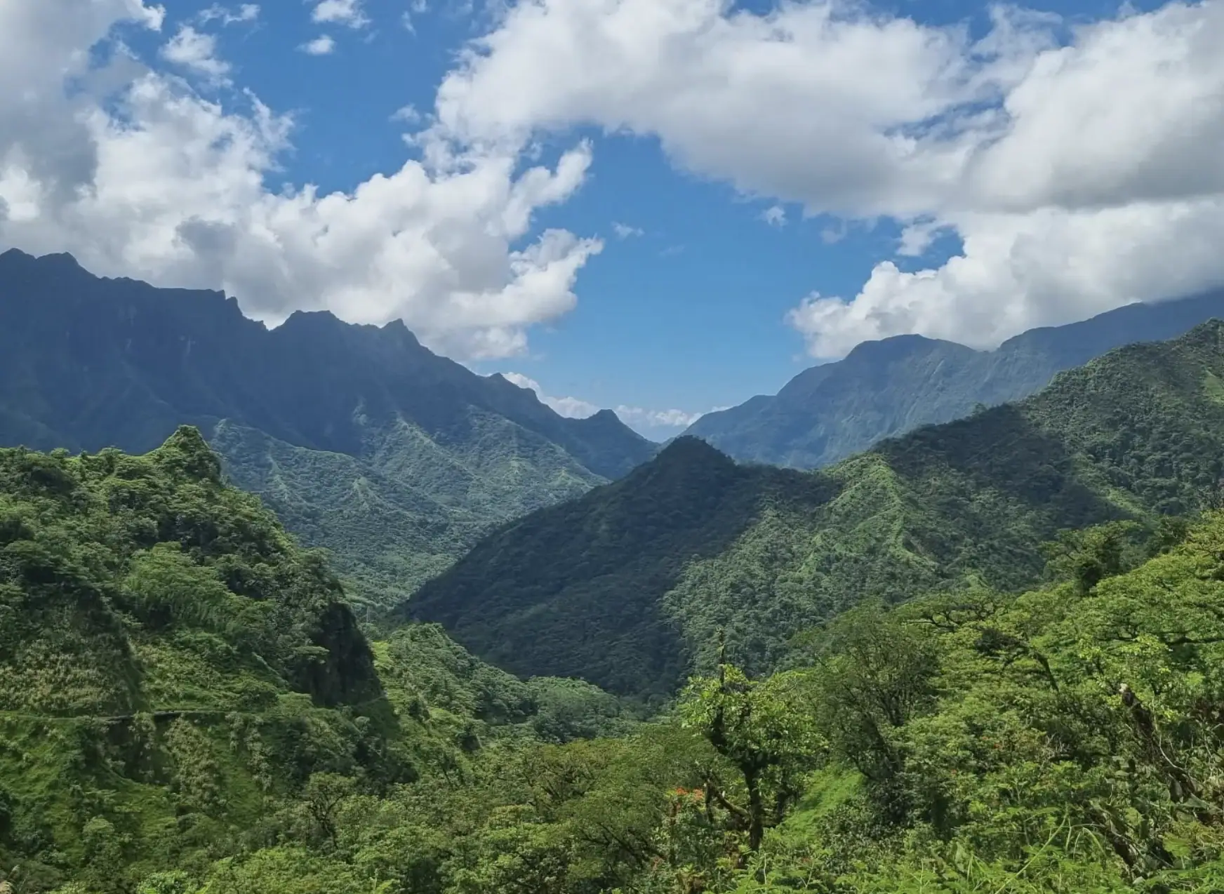 Papenoo Valley in Tahiti