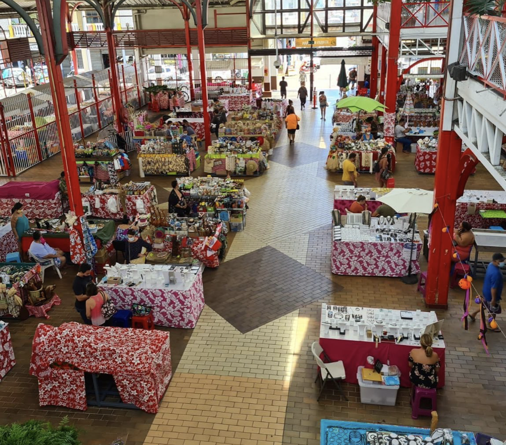 Papeete market.