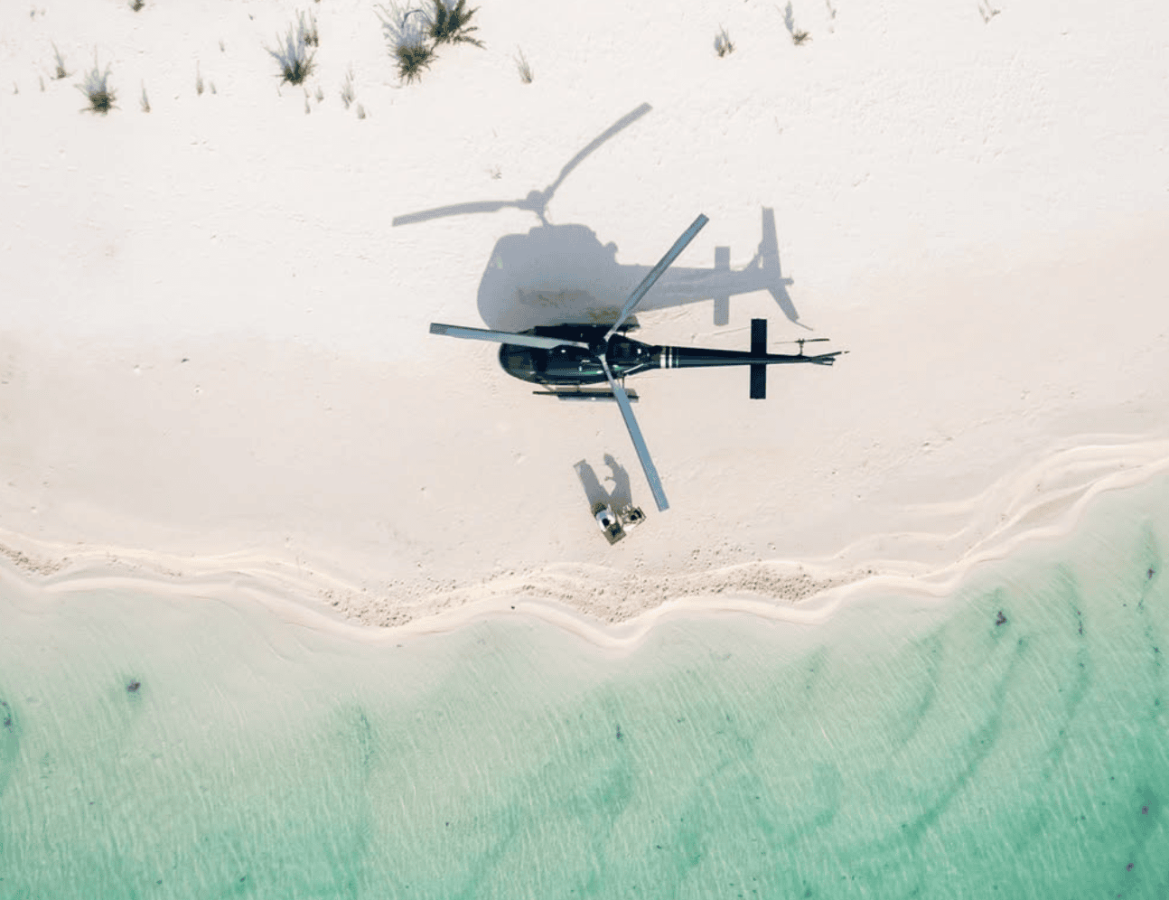 Tupai Island: Visit The Most Romantic Atoll In The World! 3 Helicopter tour in Tupai island.