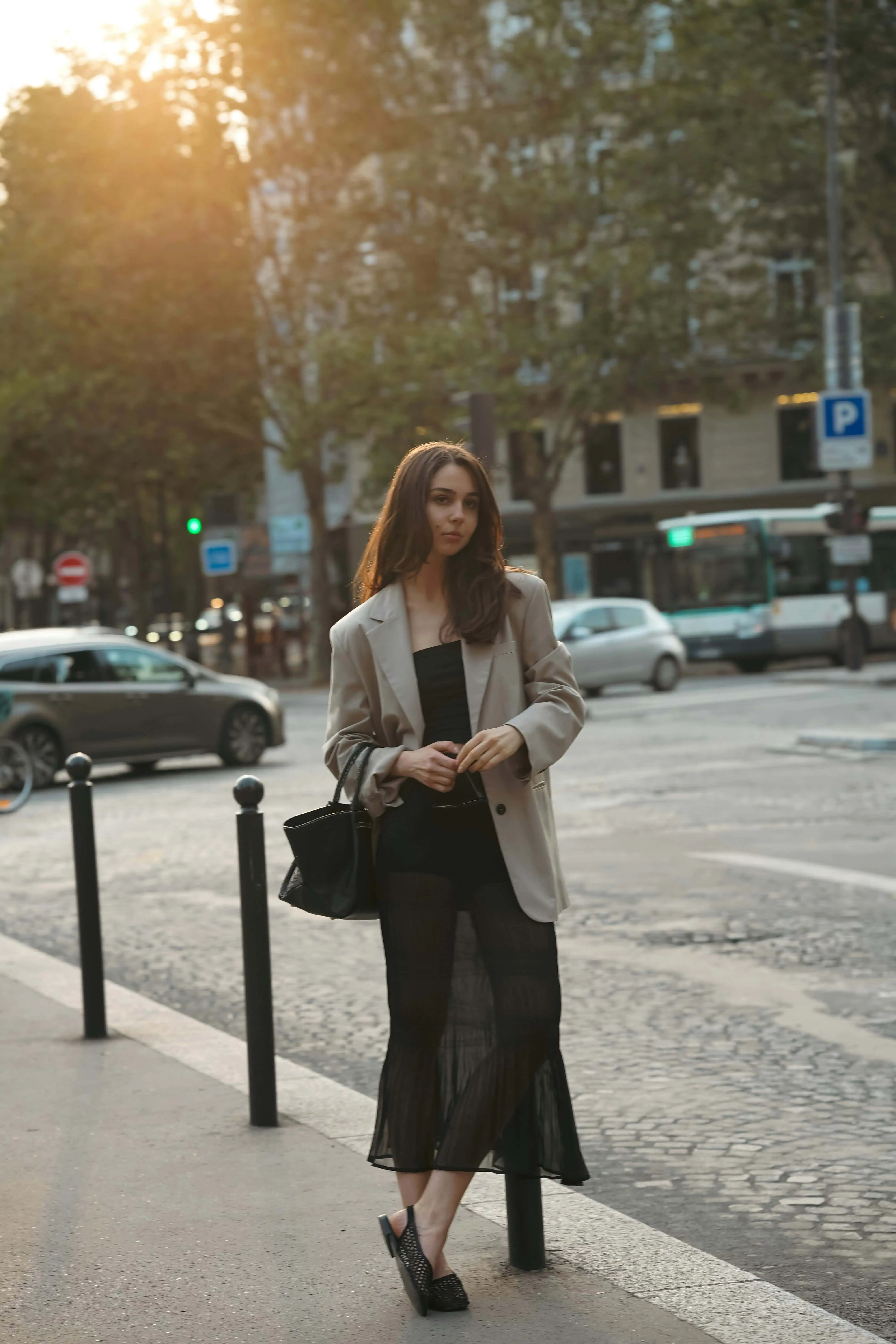 Women dressed fashionably in Paris