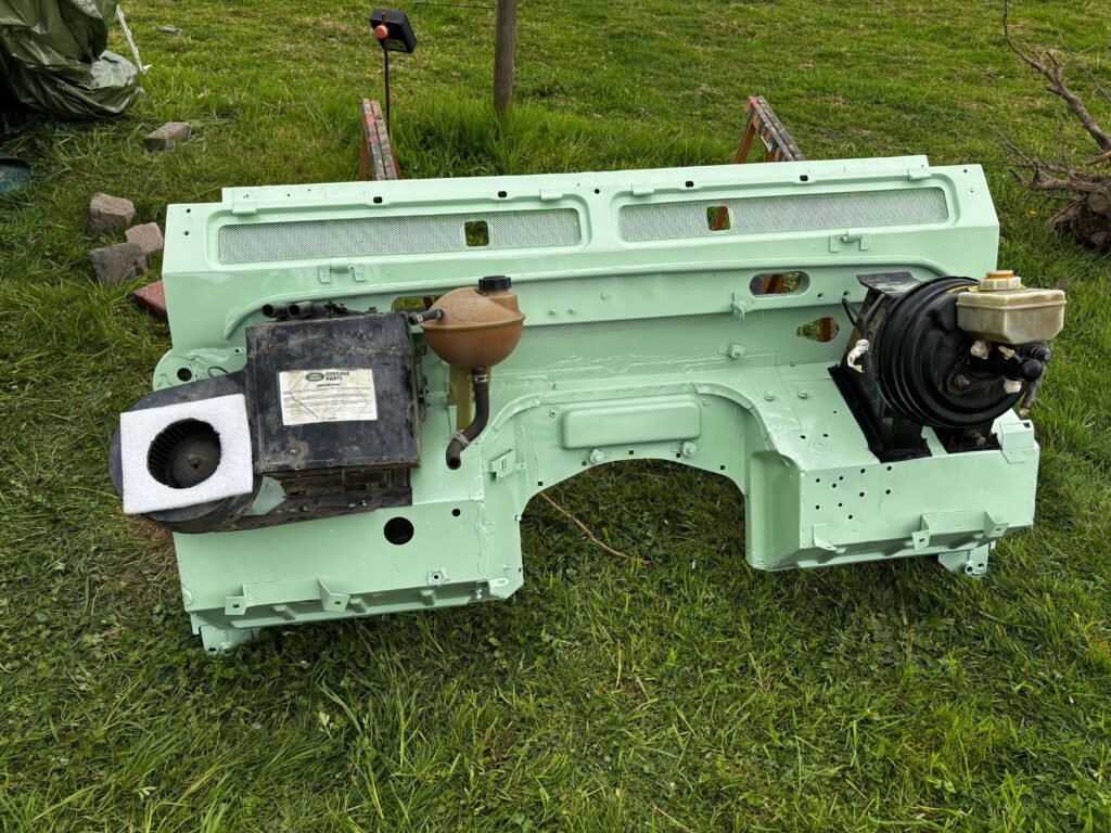 bulkhead of the Land Rover Defender