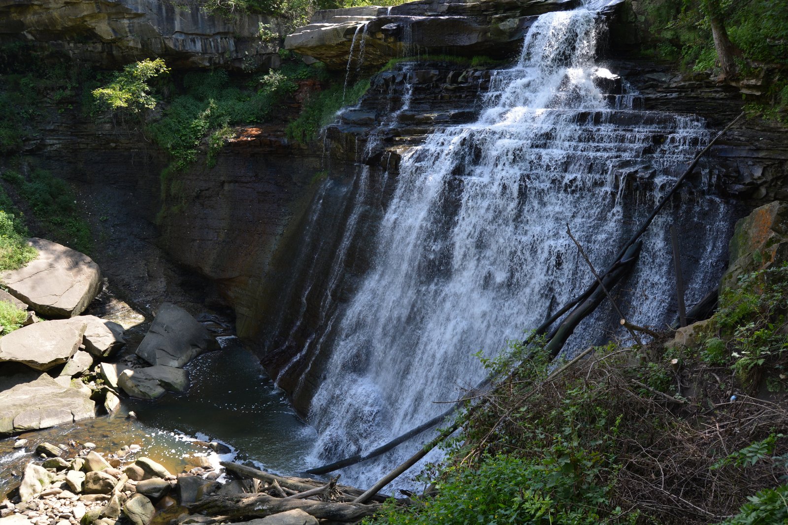 Top 6 Road Trips In Ohio For 2026 (3 - 7 Days)! 21 A beautiful shot of a waterfall at the Cuyahoga Valley National Park in the USA