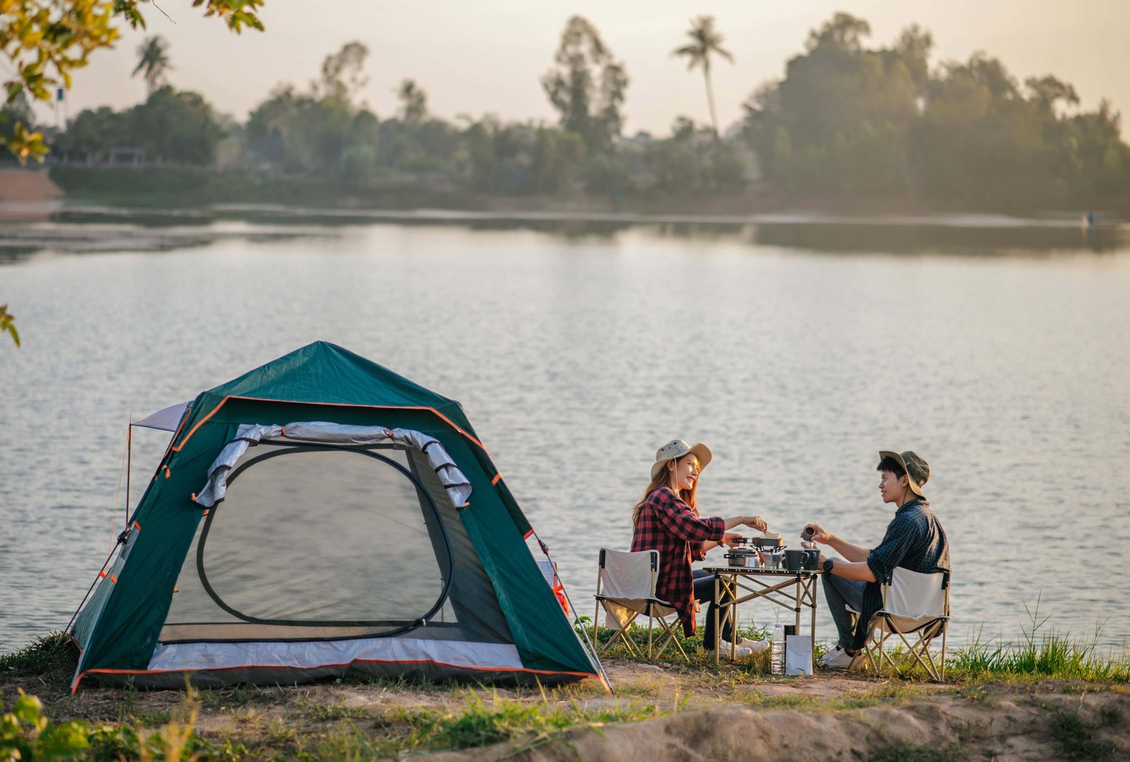 Camping Tips For Beginners in 2026! 2 Cheerful Young backpacker couple