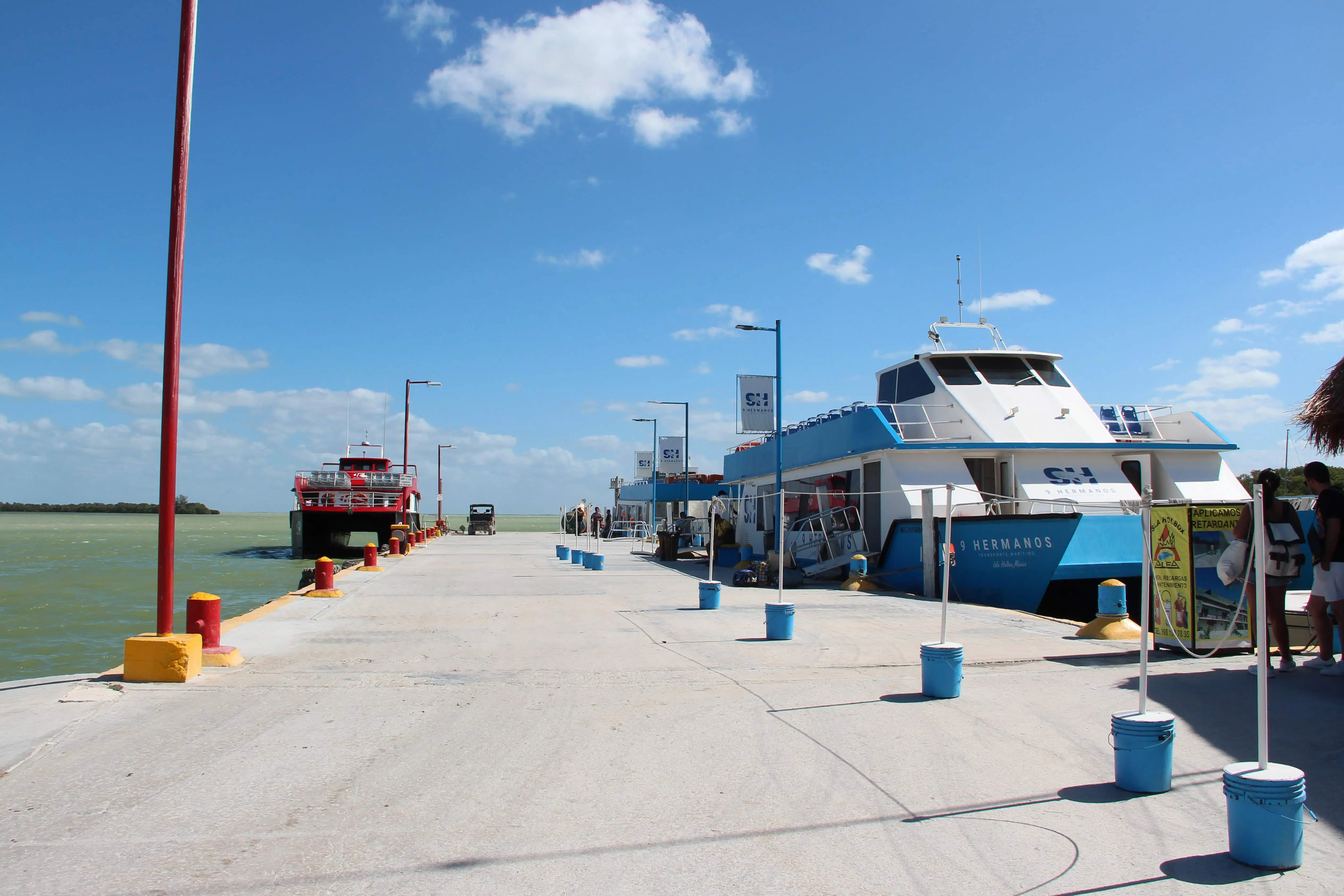 One of the Isla Holbox ferries
