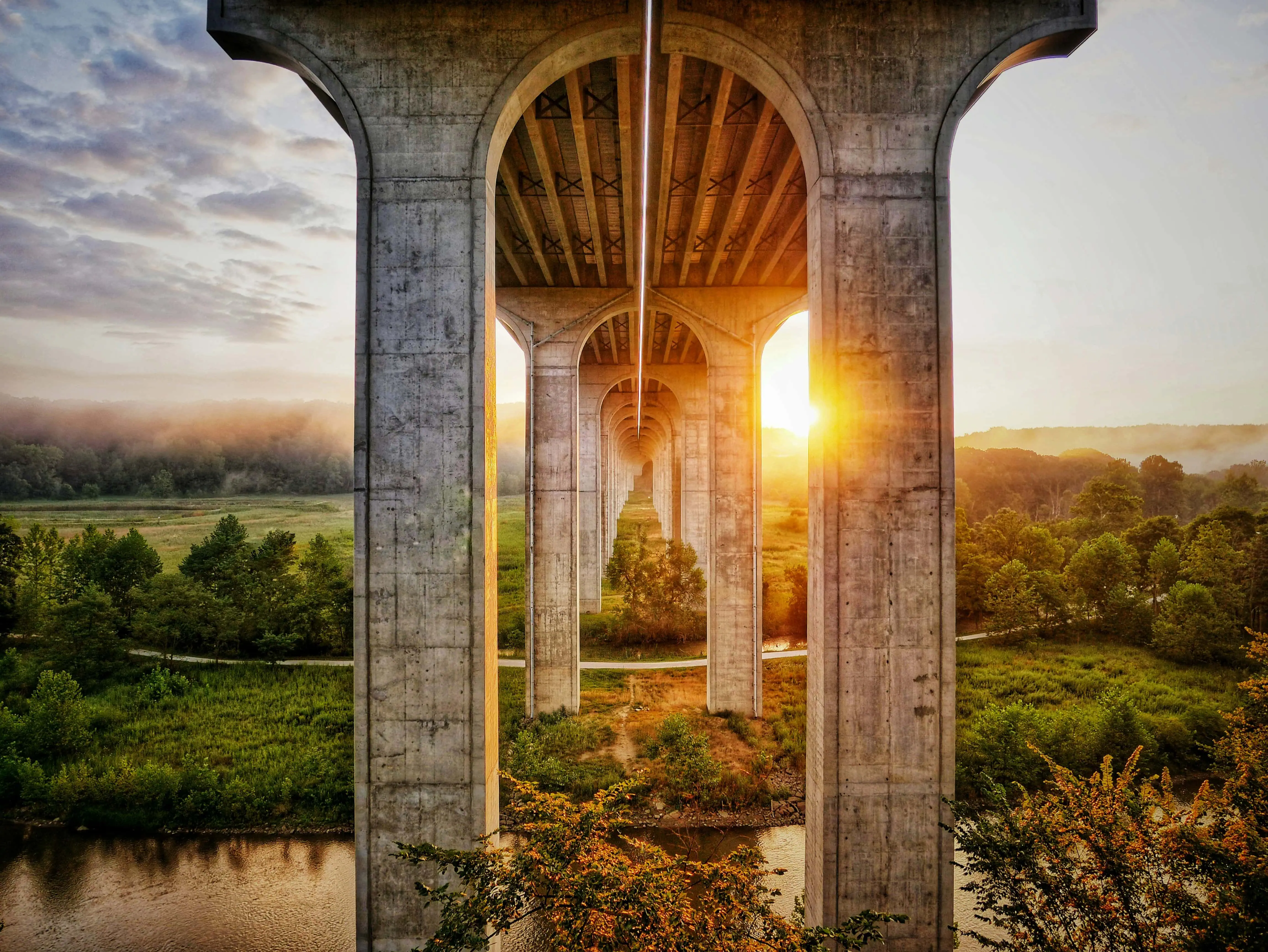 Bridge in Cuyahoga Valley National Park in Ohio