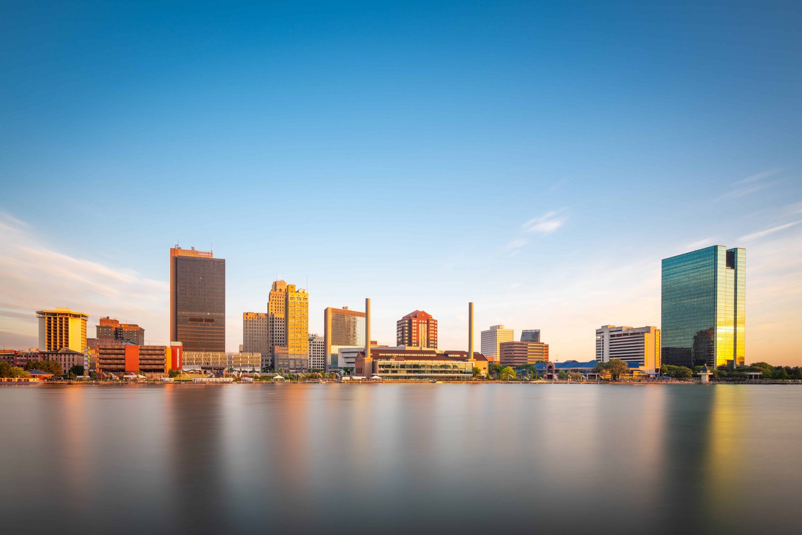 Top 6 Road Trips In Ohio For 2026 (3 - 7 Days)! 19 Toledo, Ohio, USA downtown skyline on the Maumee River at dusk.