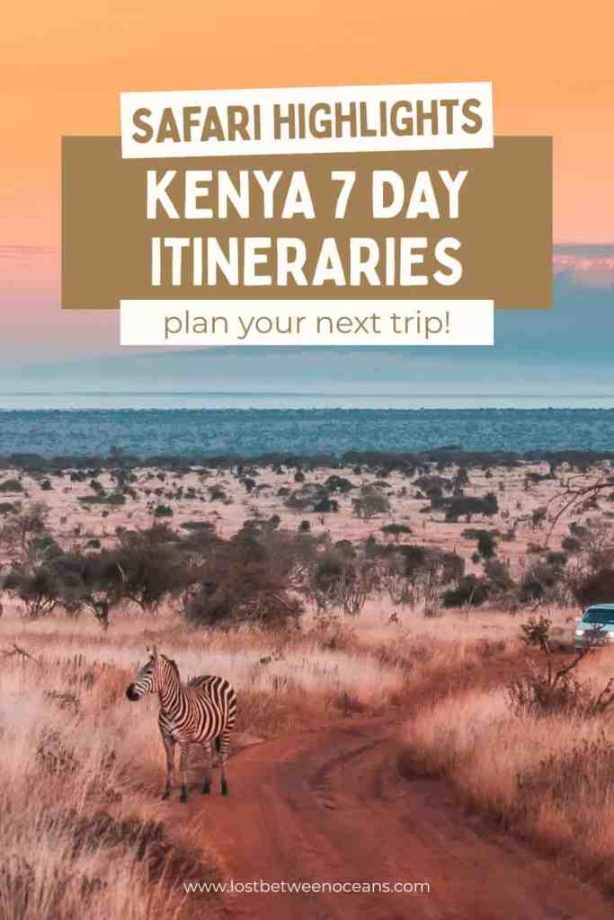 Pinterest picture on 7 day kenya itineraries