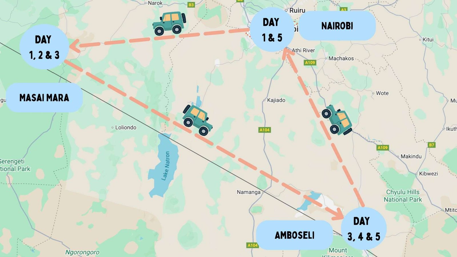 5 Day Kenya Safaris (7 Unique Itineraries for 2026)! 3 Classic Big Five Circuit