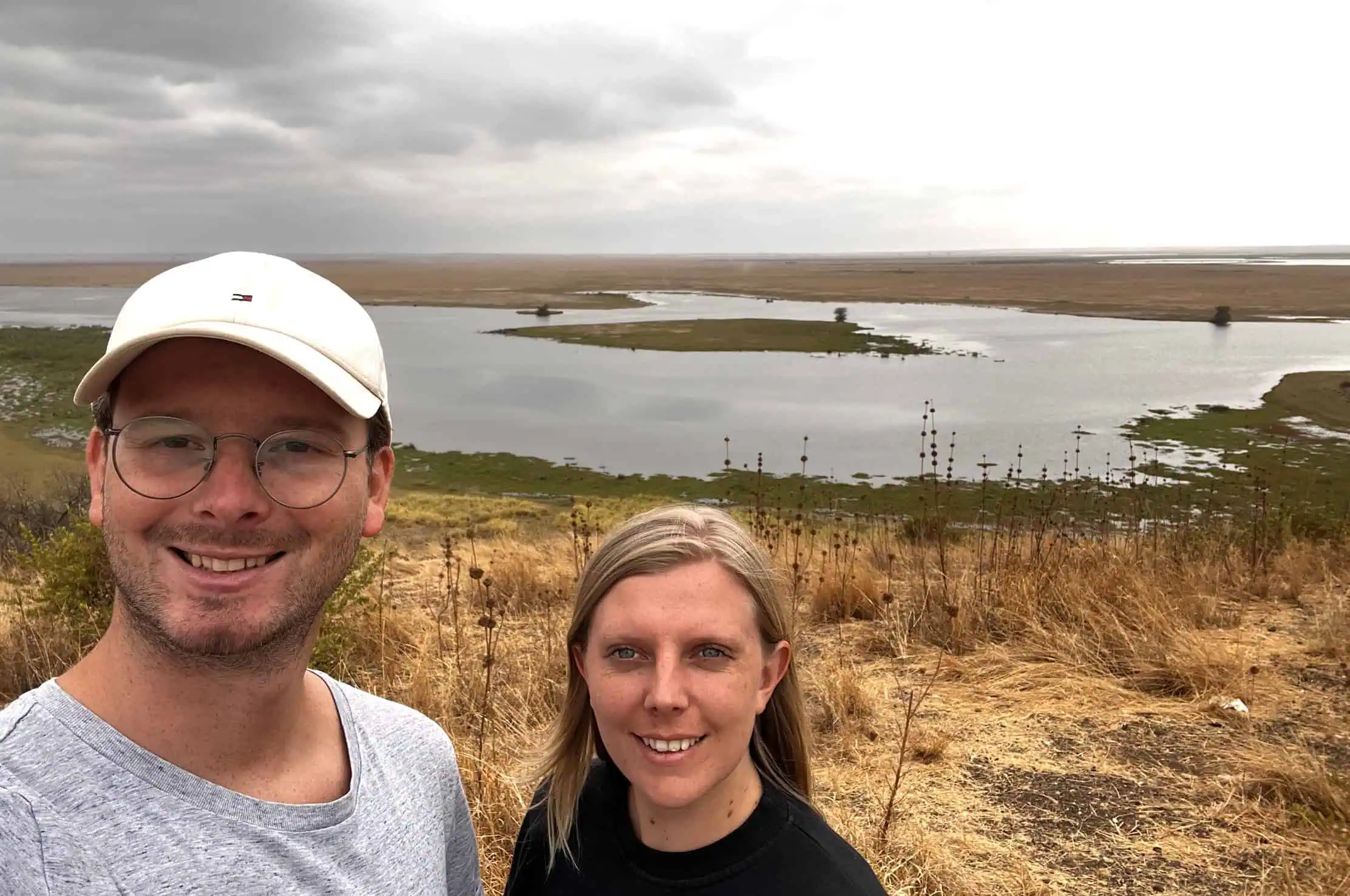 Selfie from Observation Hills in Amboseli National Park