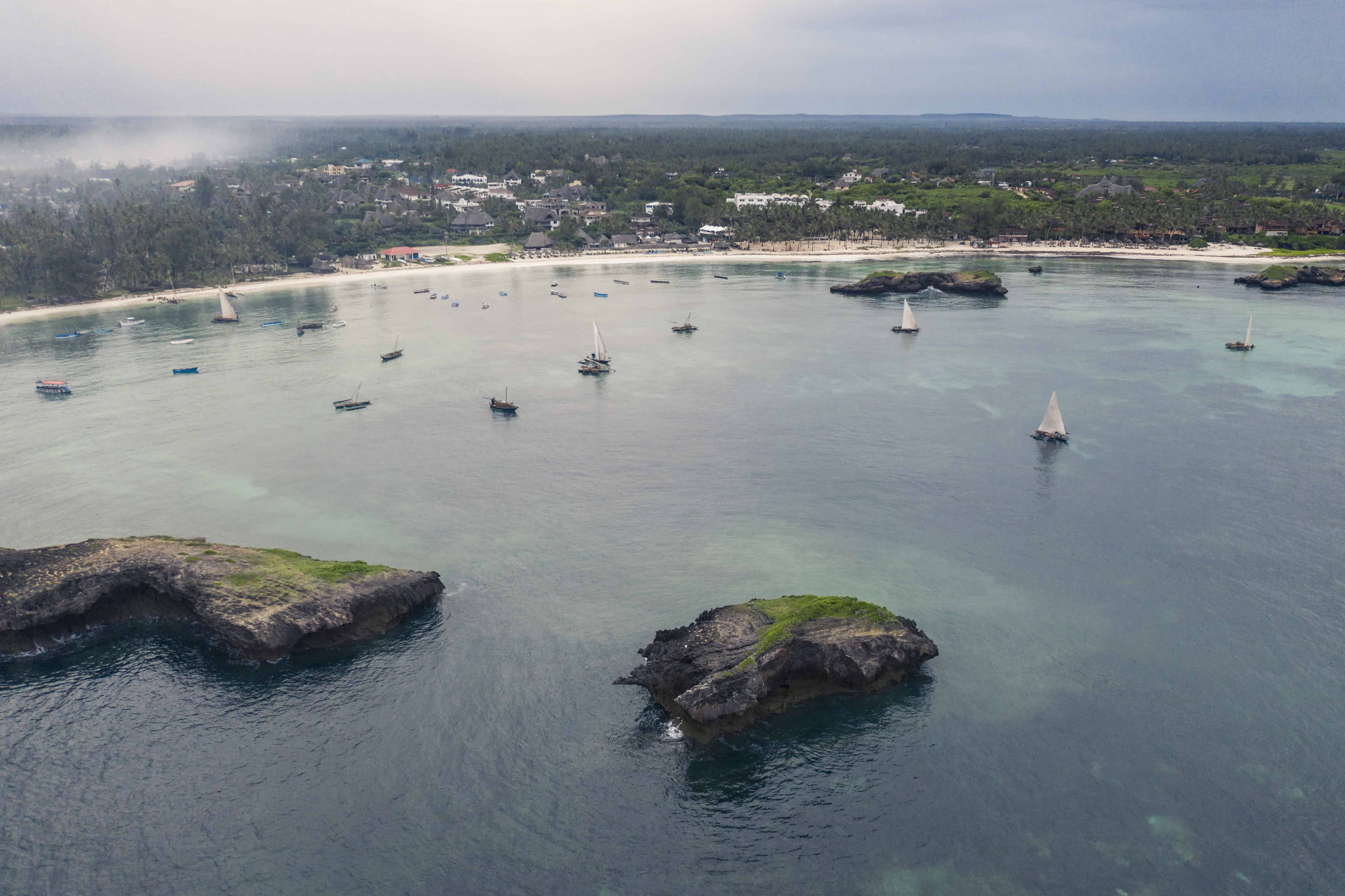 Watamu, Kilifi County, Kenya drone